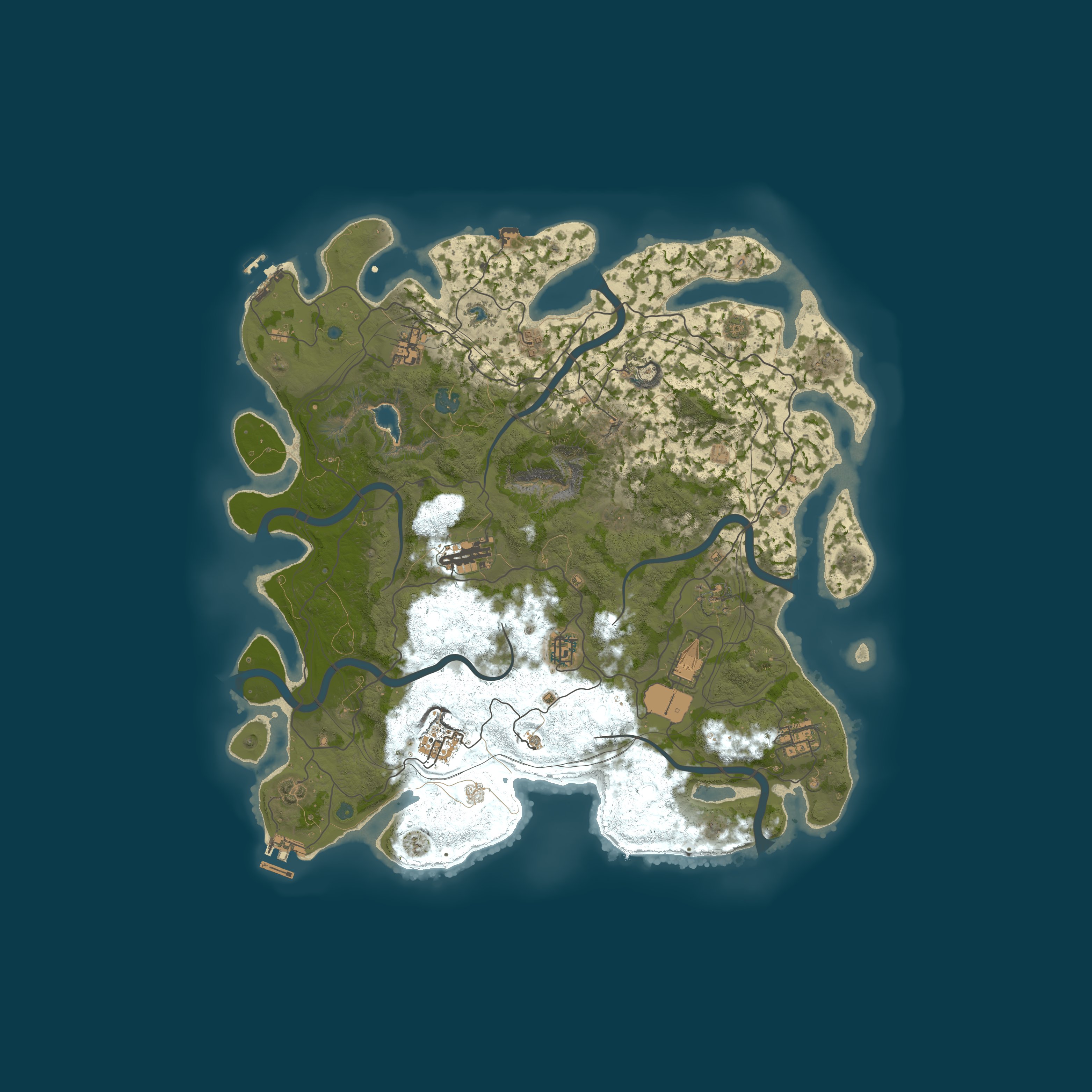 Map for New England Rust