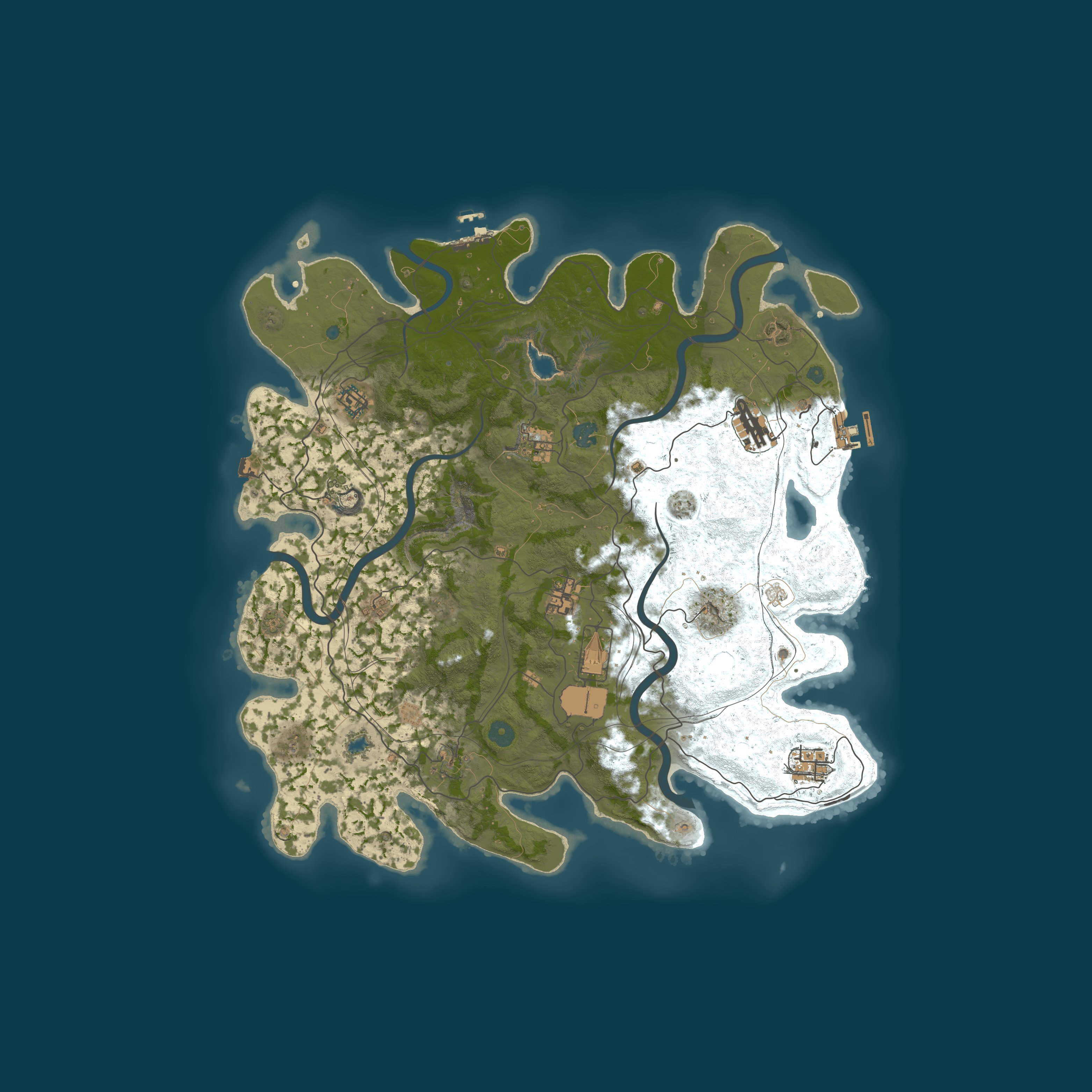 Map for PvE-PvP | PvEvP | FULL WIPE 7.05 | EU | ПАЛЯНИЦЯ