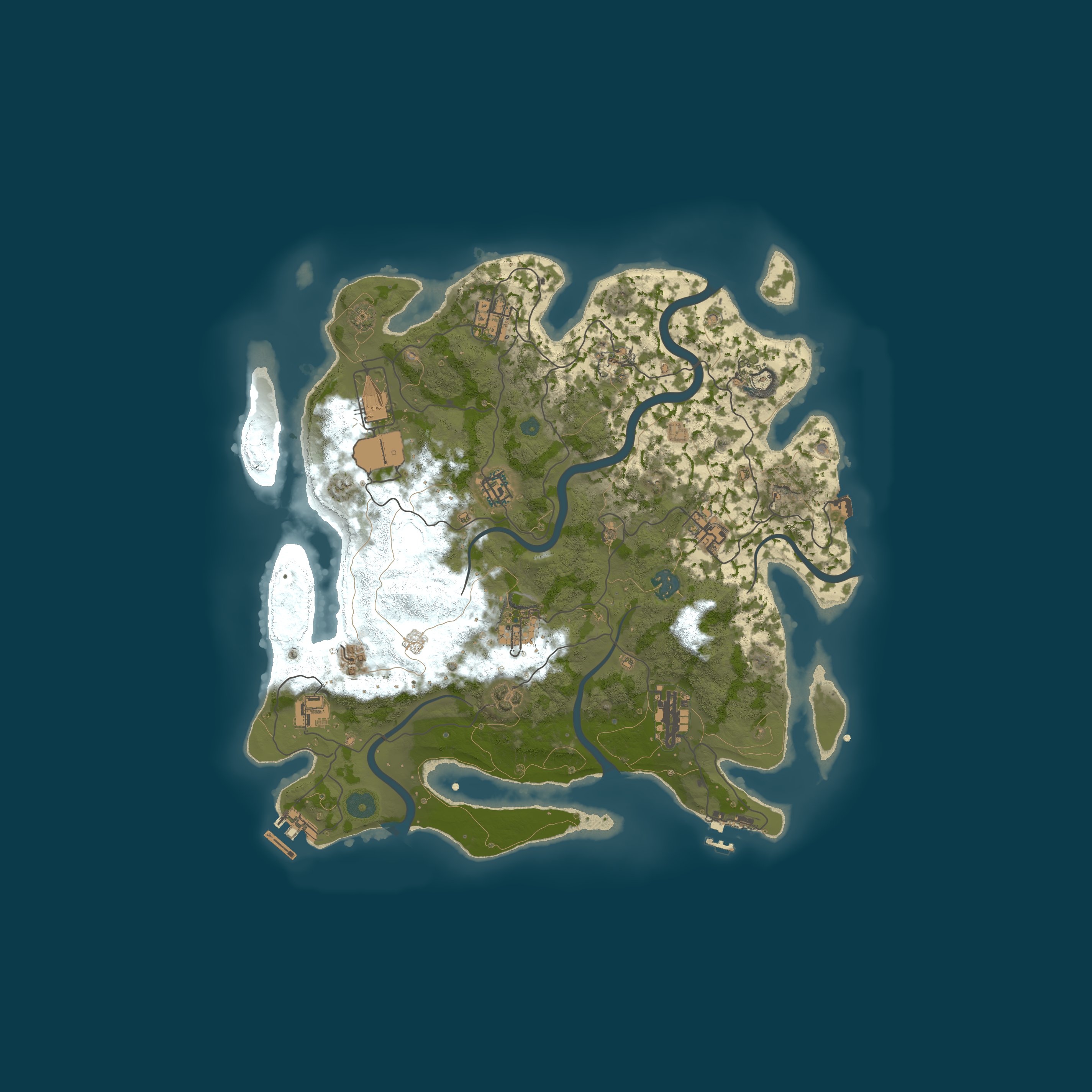 Map for A Shockbyte Rust Server