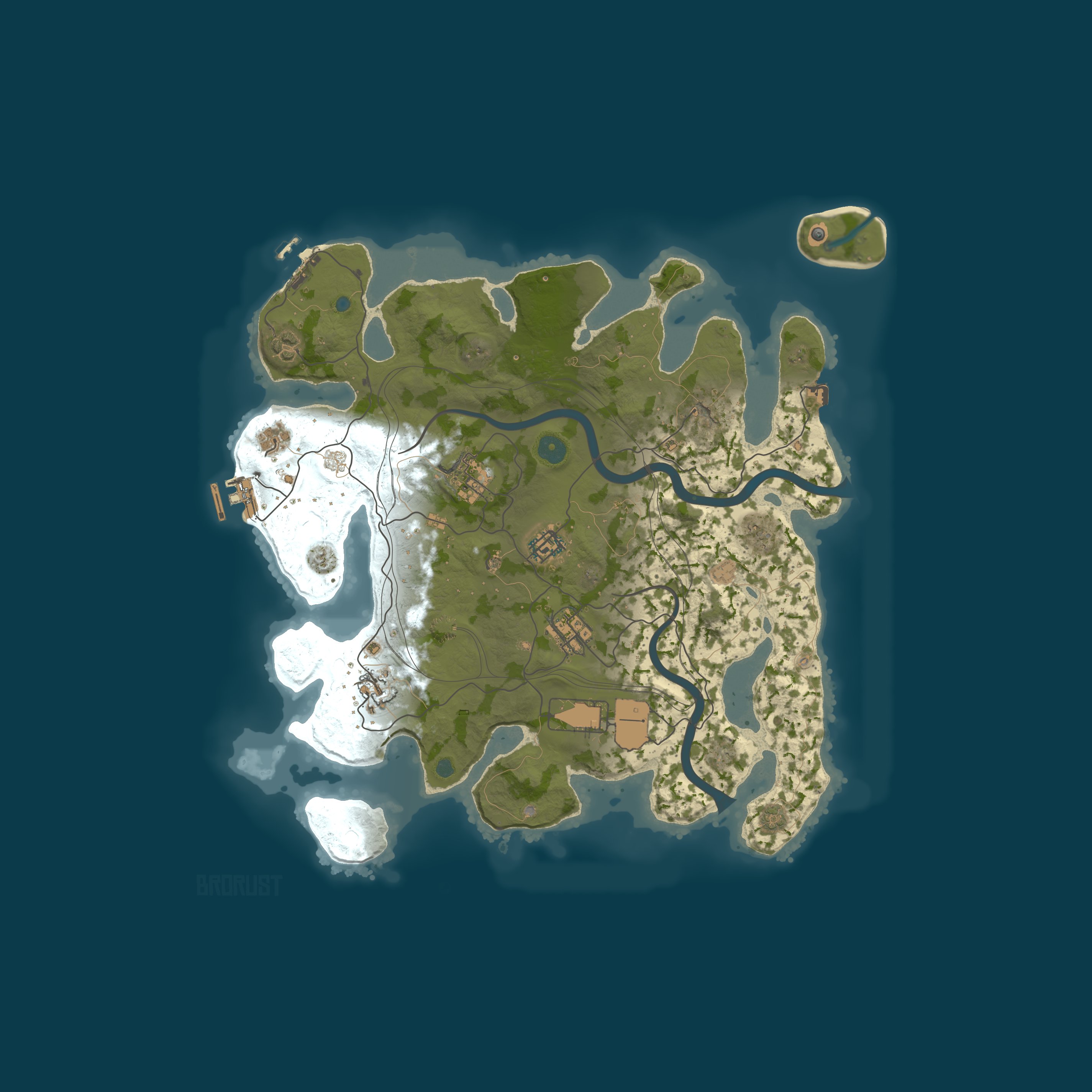 Карта сервера