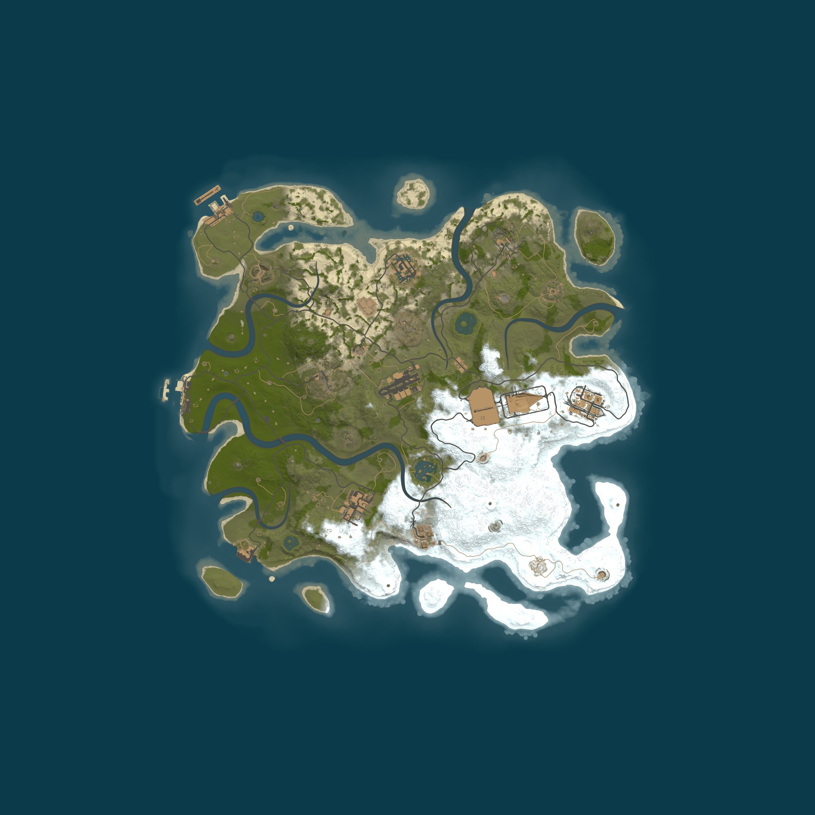 Map for [EU] Rust-France - 2x vanilla | Solo ONLY | FULLWIPED 27/06 27.