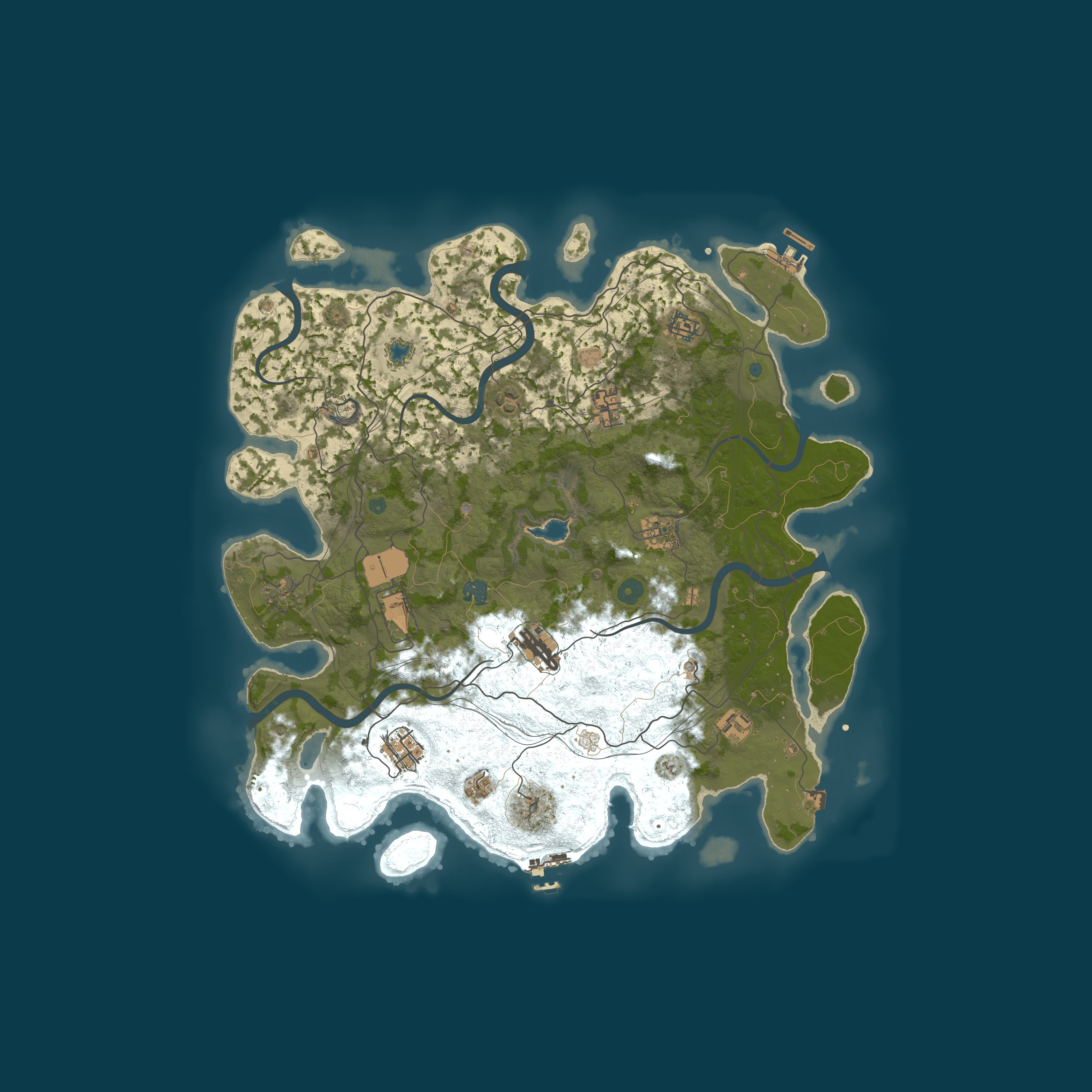 Procedural Map, size 4250, seed 1496018562