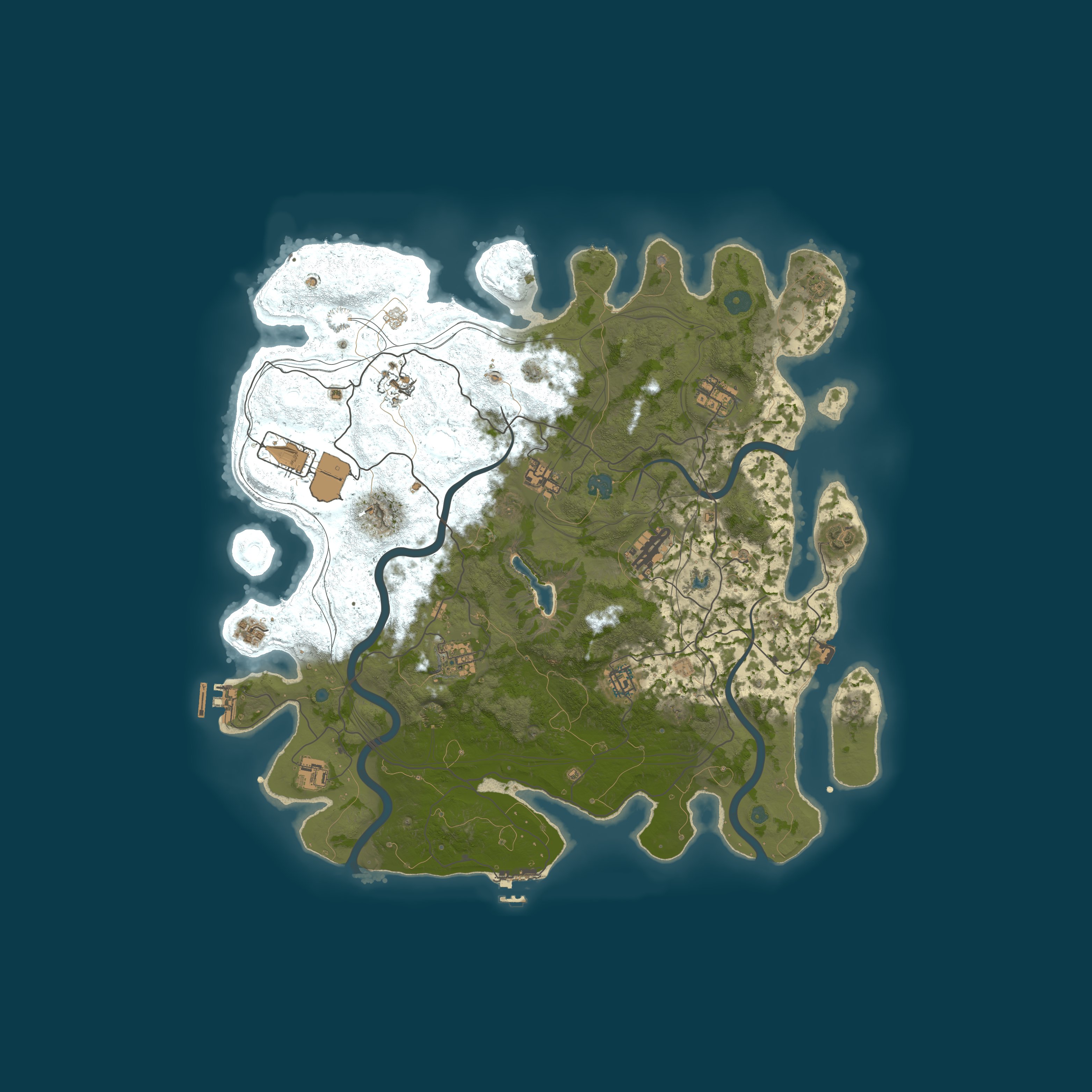 Map for 『独狼生存』|8.26档|单人|Solo|新手服|萌新入门|