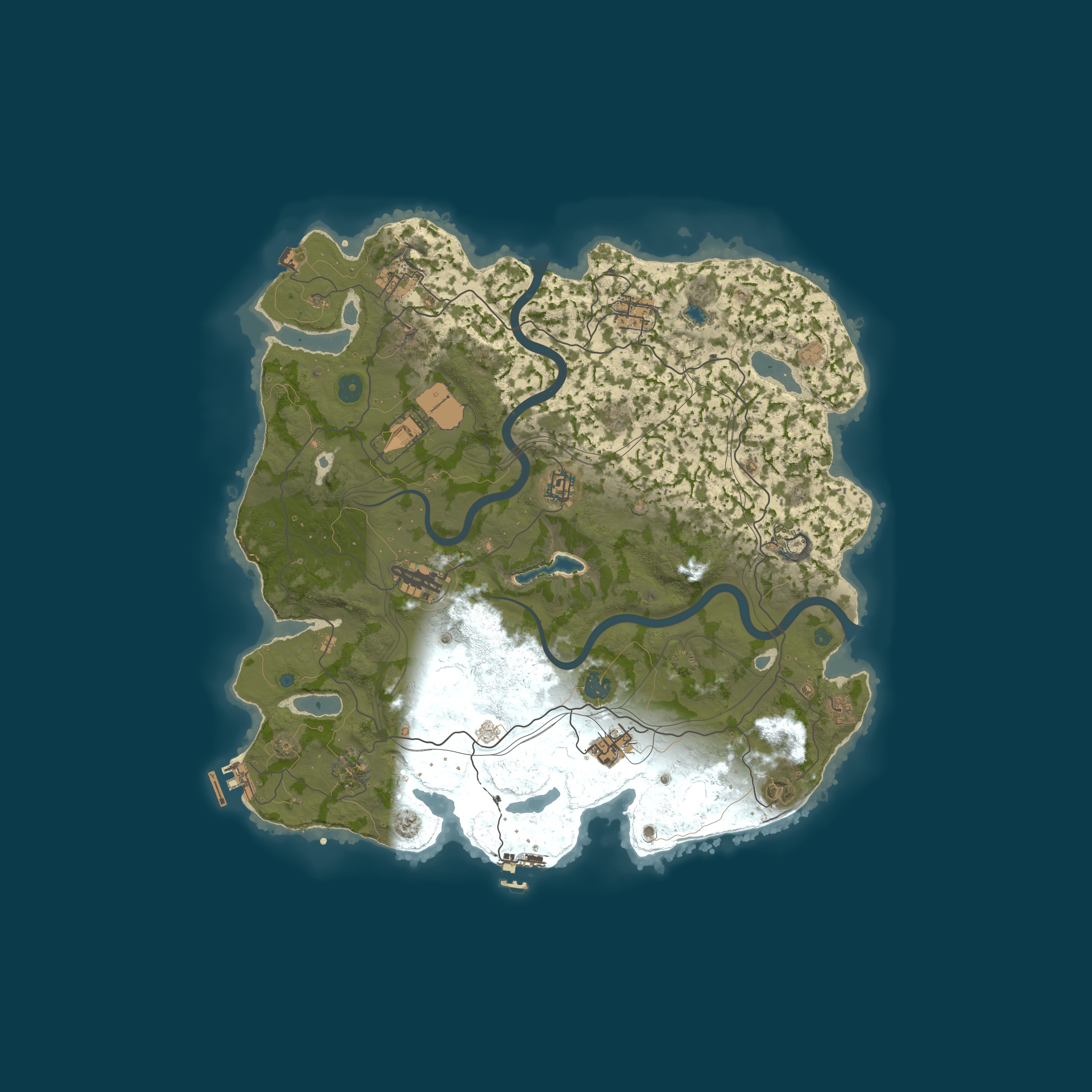 Map for Rusty Rascals | 2x Solo/Duo | Monthly | No BP Wipes