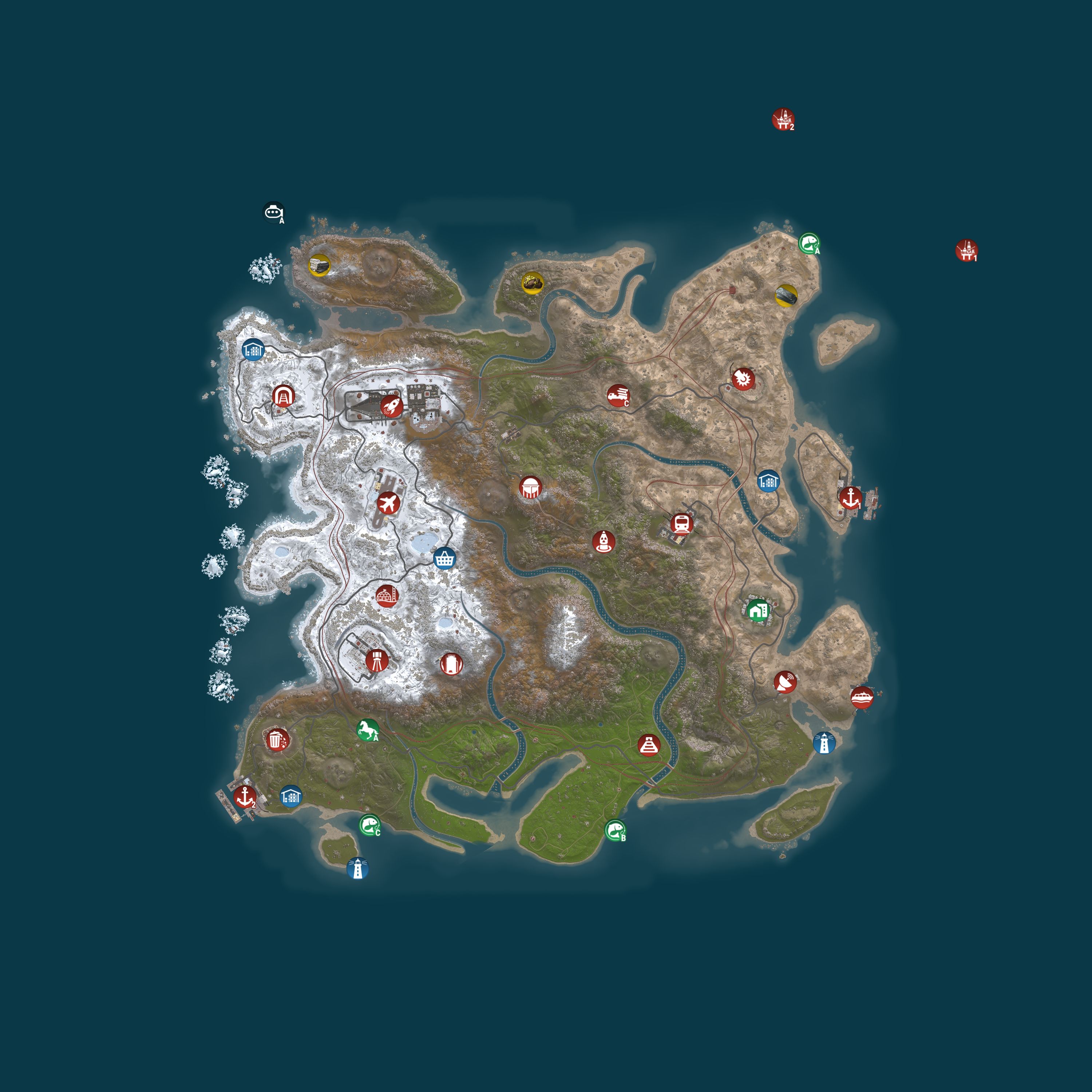 Map for Magic Rust #29 — Modded 2x (Solo/Duo) | Pyccкий