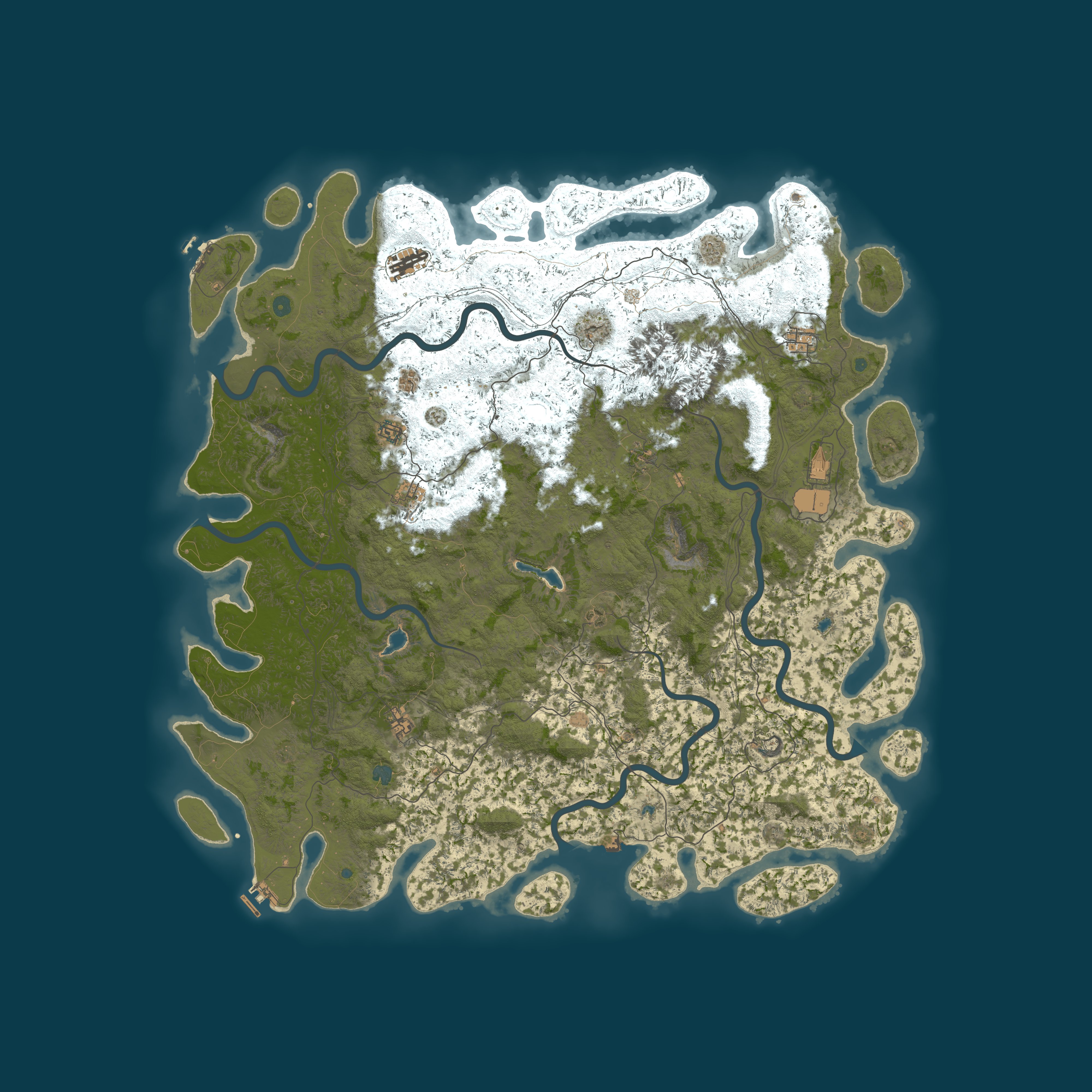 Map for us west proving grounds - Monthly Wipe