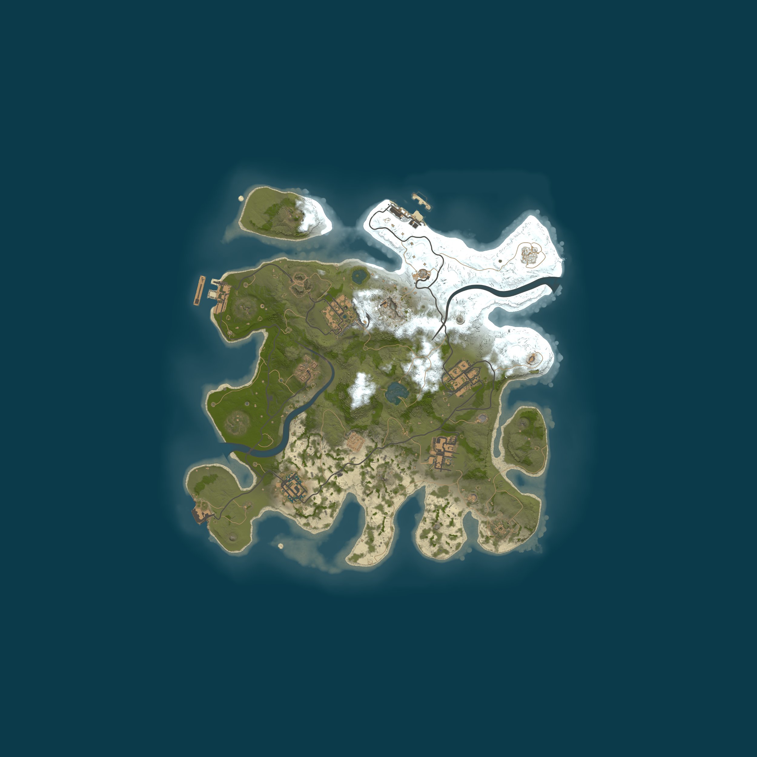 Procedural Map, size 3000, seed 1295547698