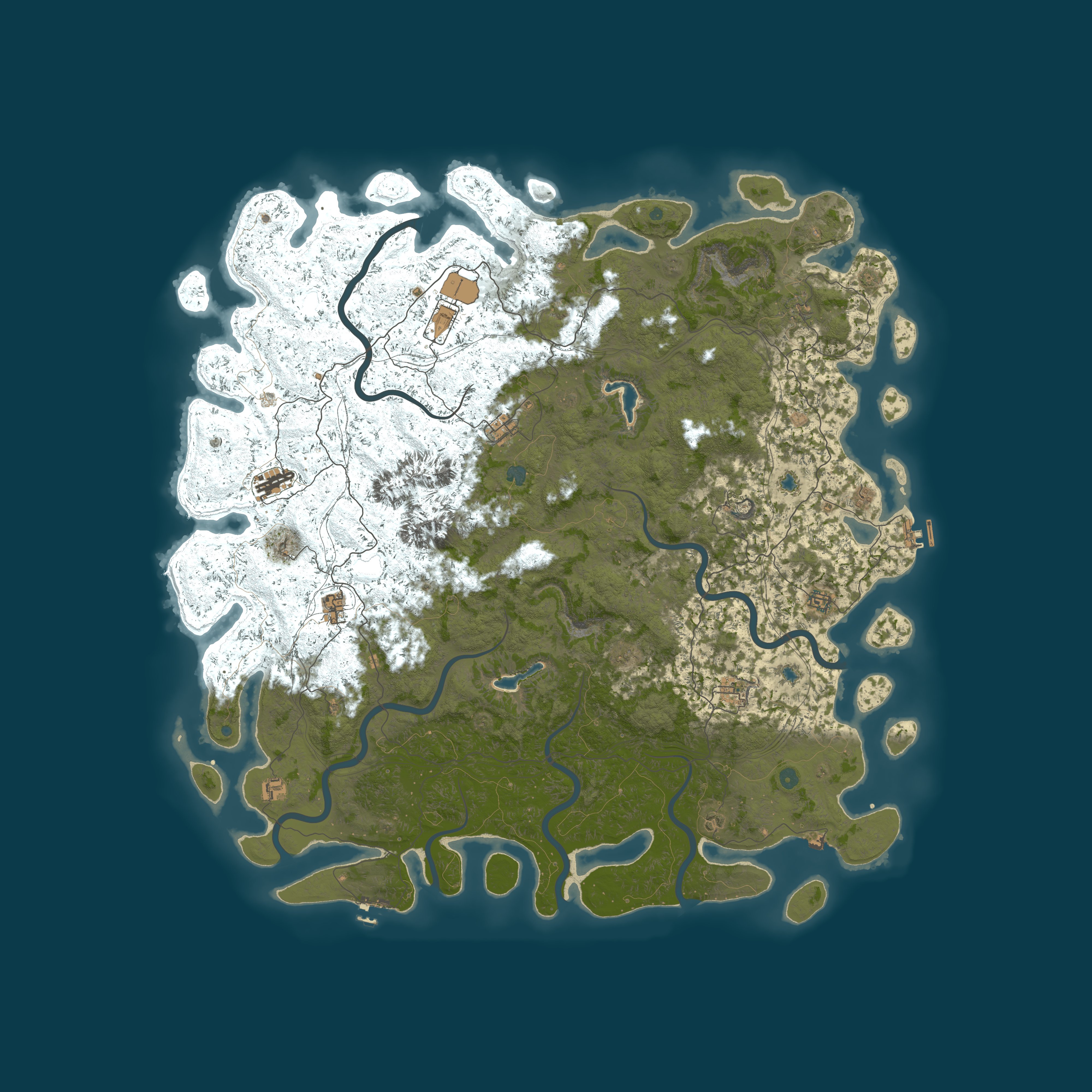Procedural Map, size 6000, seed 9911