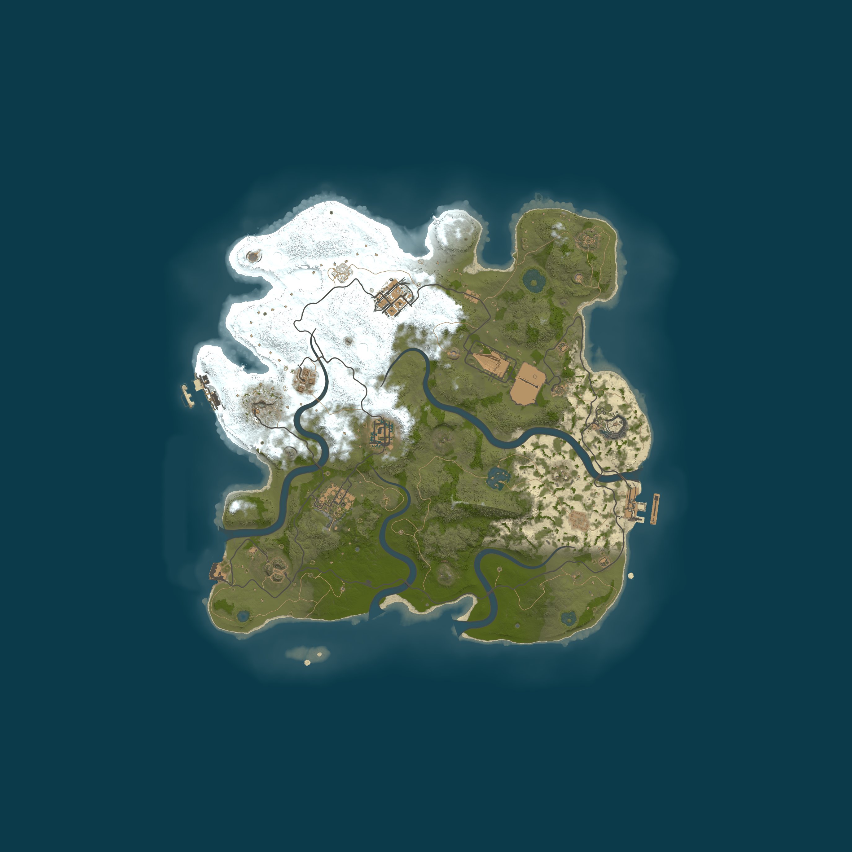 Map for RZMX RUST NO LIMITS PVE