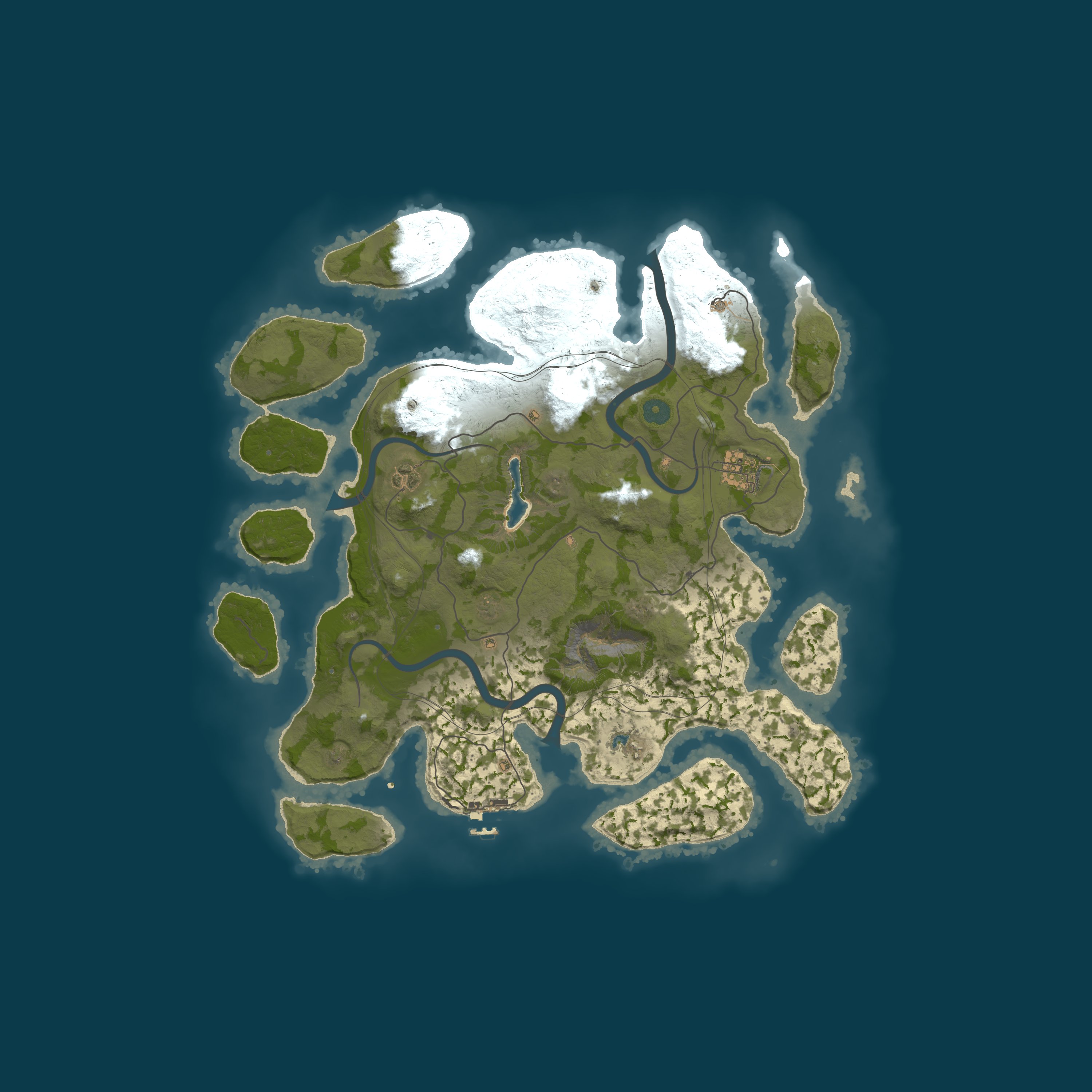 Карта сервера