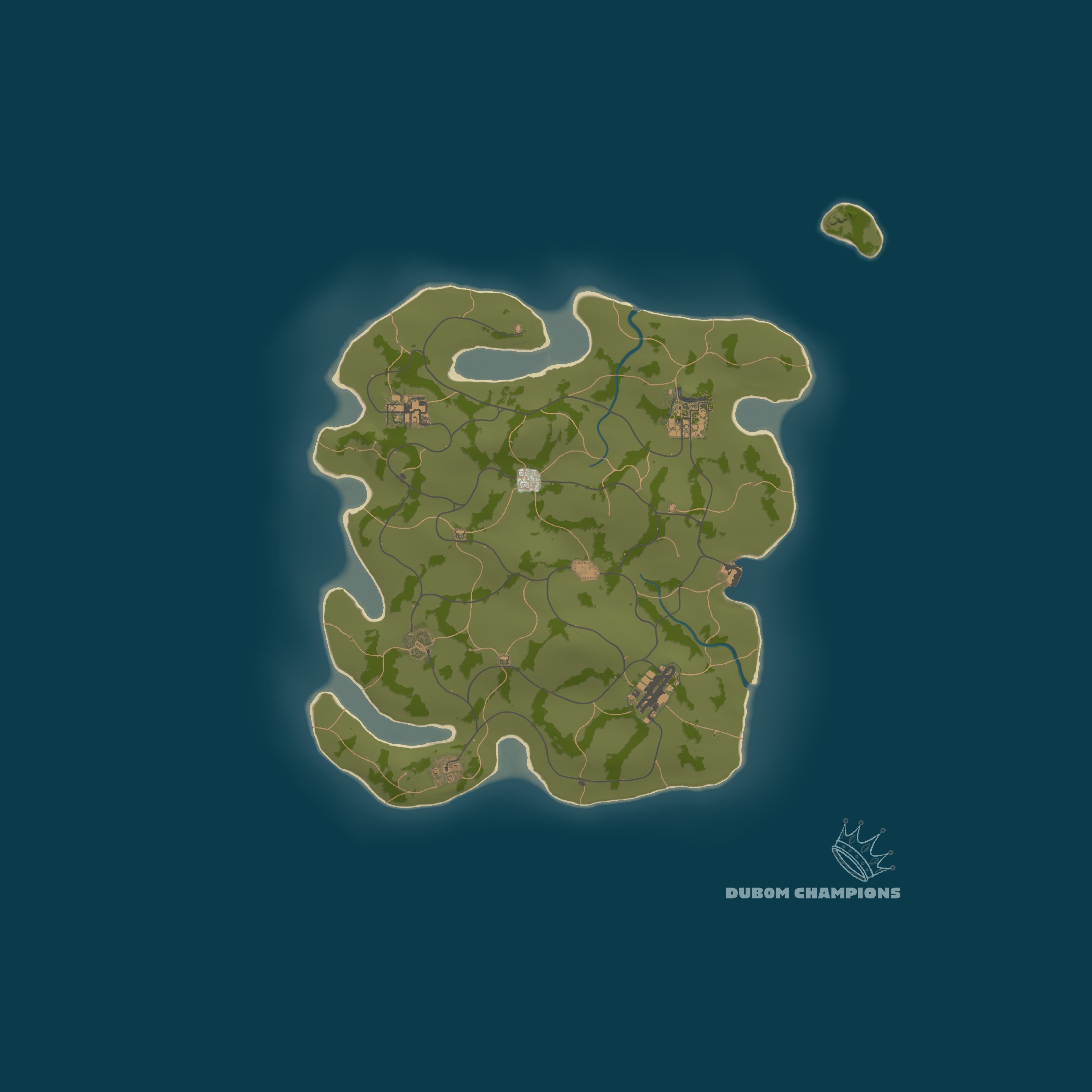 Custom Map, size 3750, seed 1337