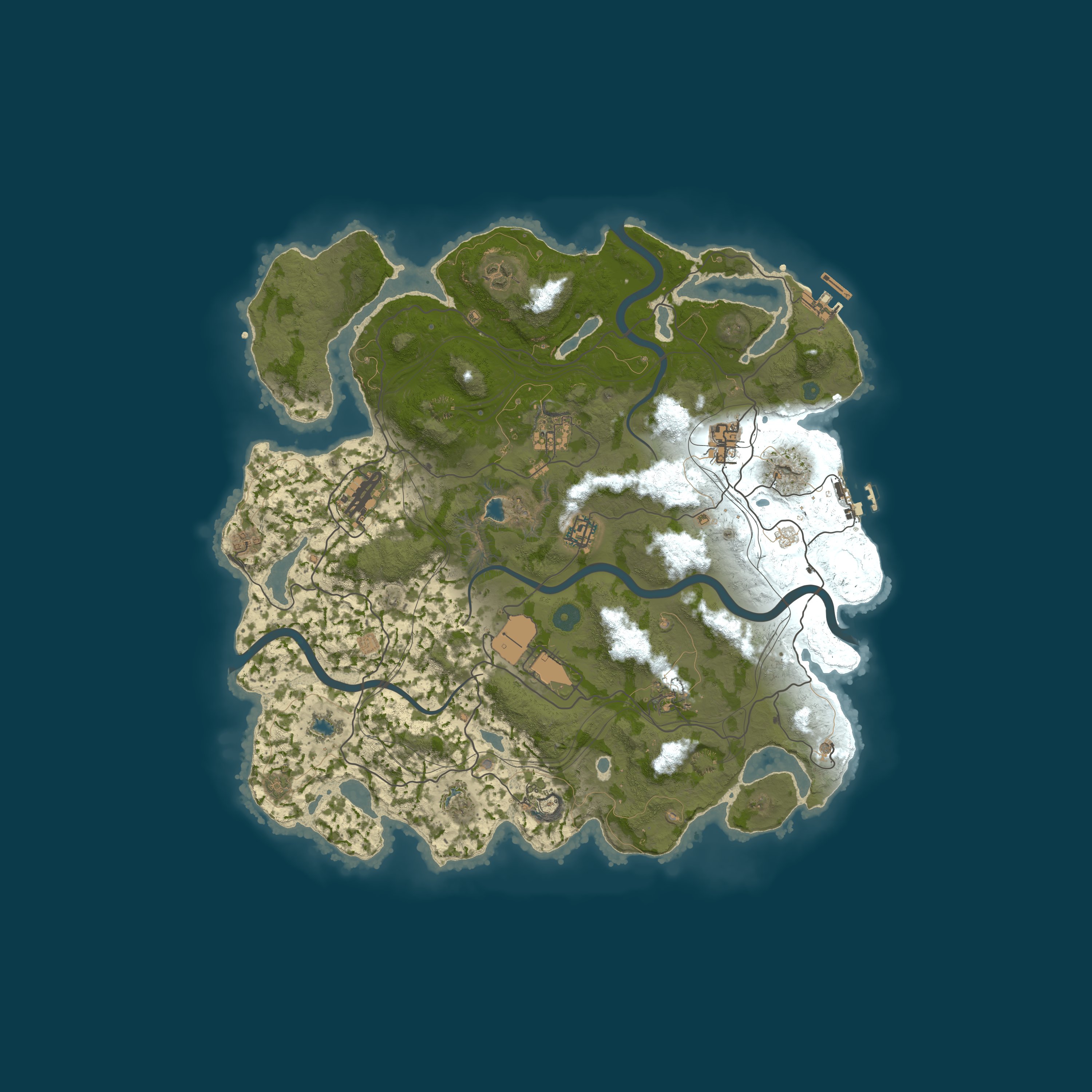 Карта сервера