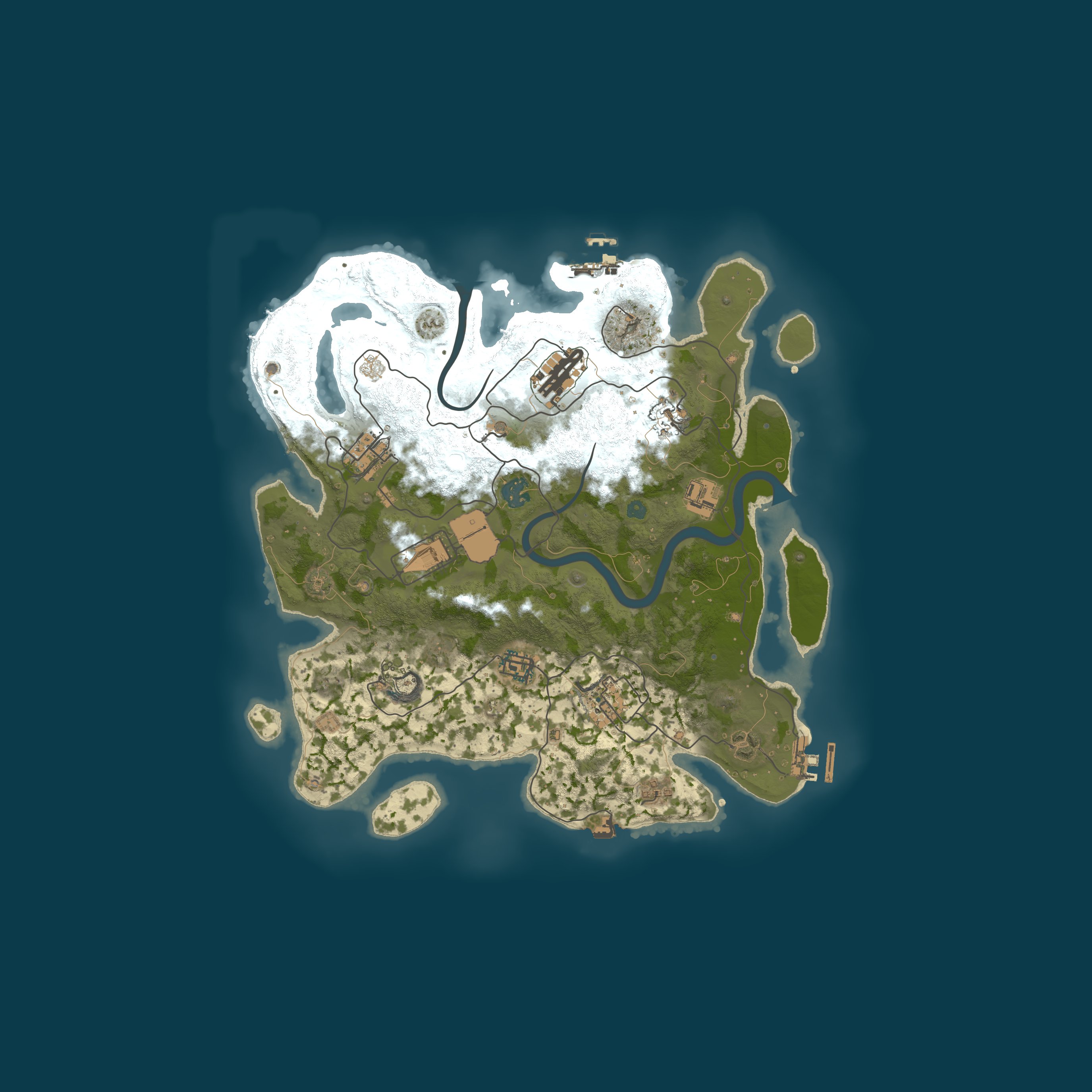 Map for [PL] Polski Serwer Rust dla nowych graczy Gather x5