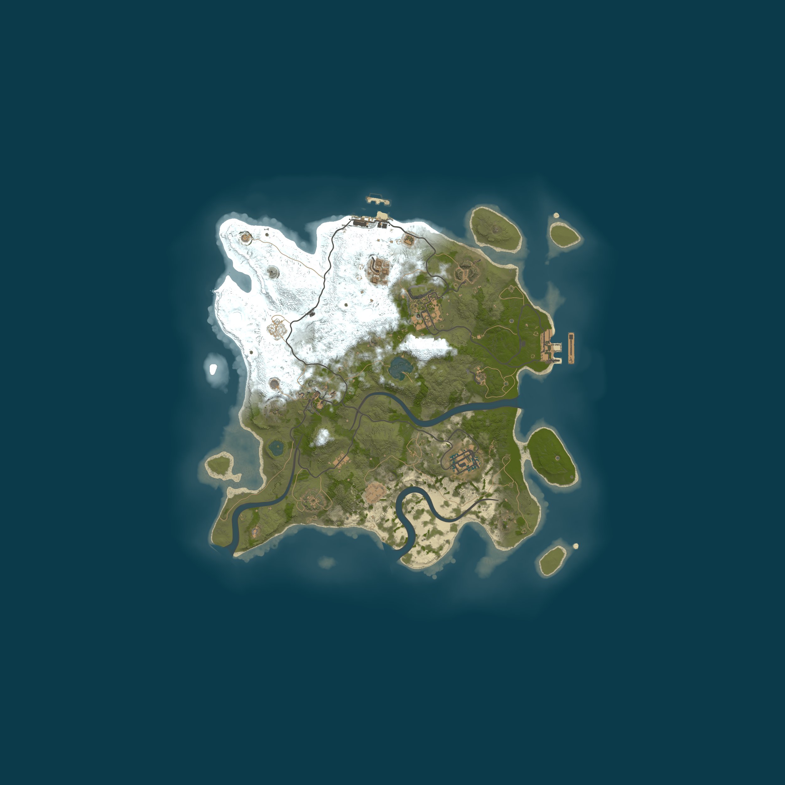 Map for [US] RiskyRust - Monthly | Solo Only