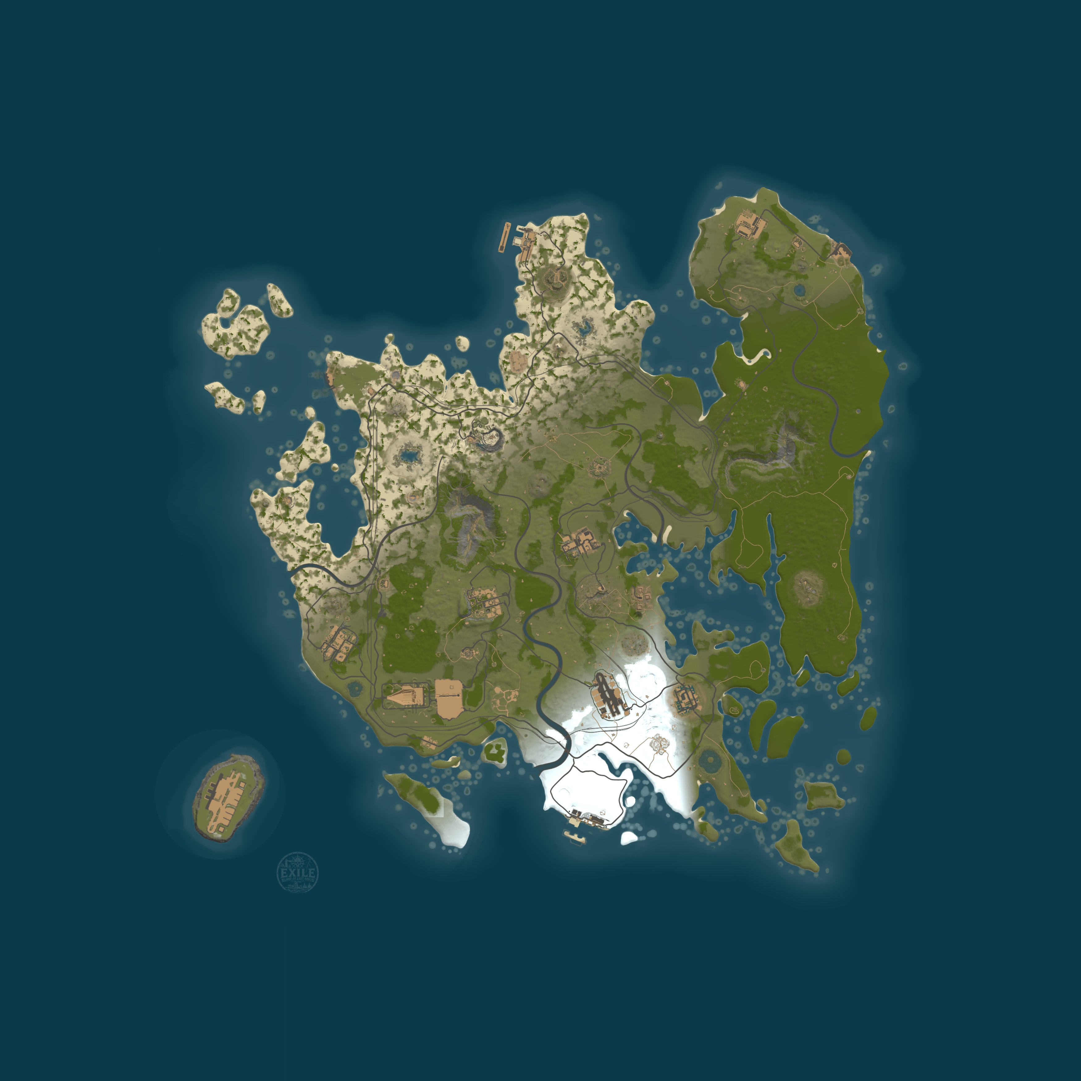 Map for NoTime US PvE 5x Custom [Events|SkillTree|Skins|RaidBases]