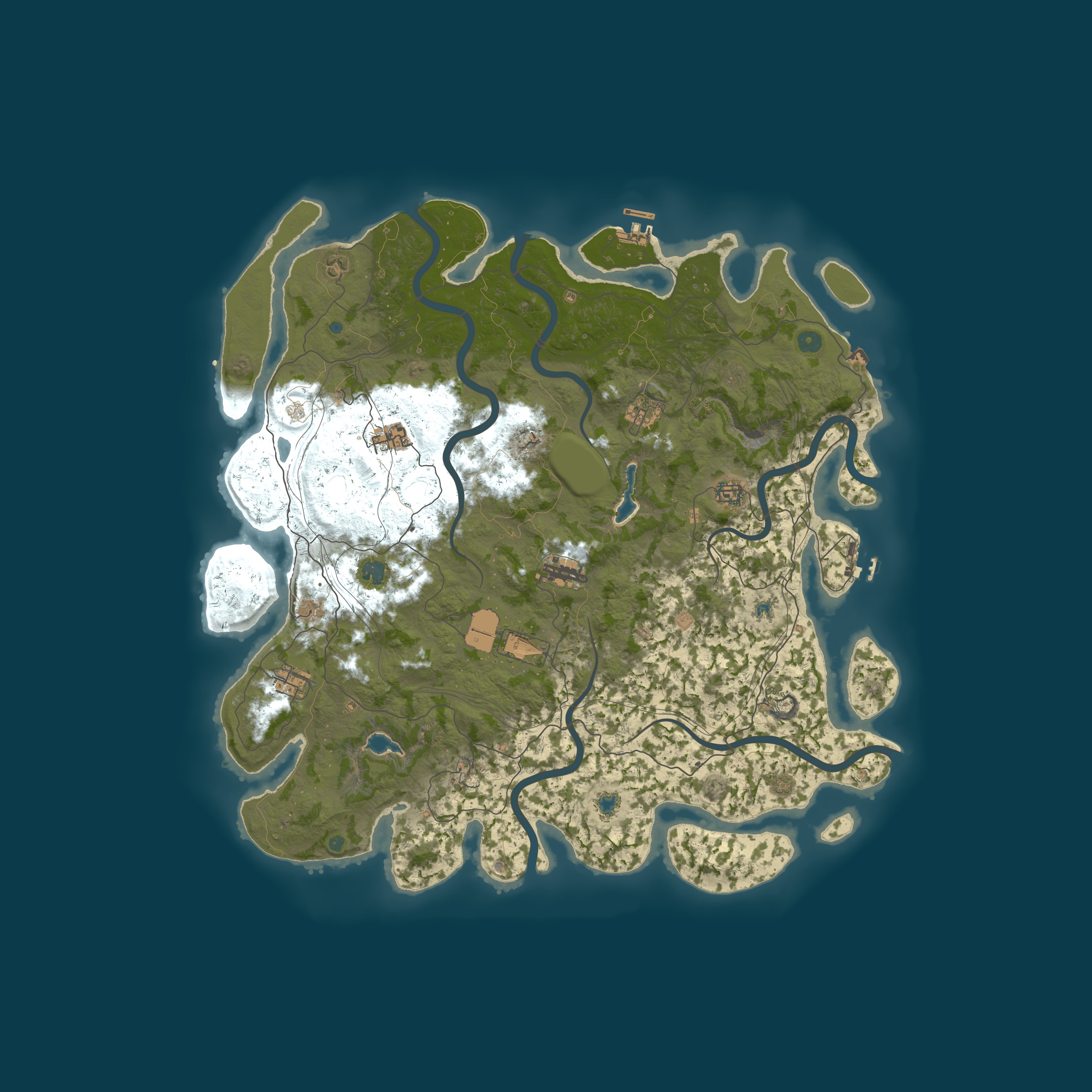 Map for Fear_No_One/10X/TP/Loot/Backpack  | SurvivalServers.com