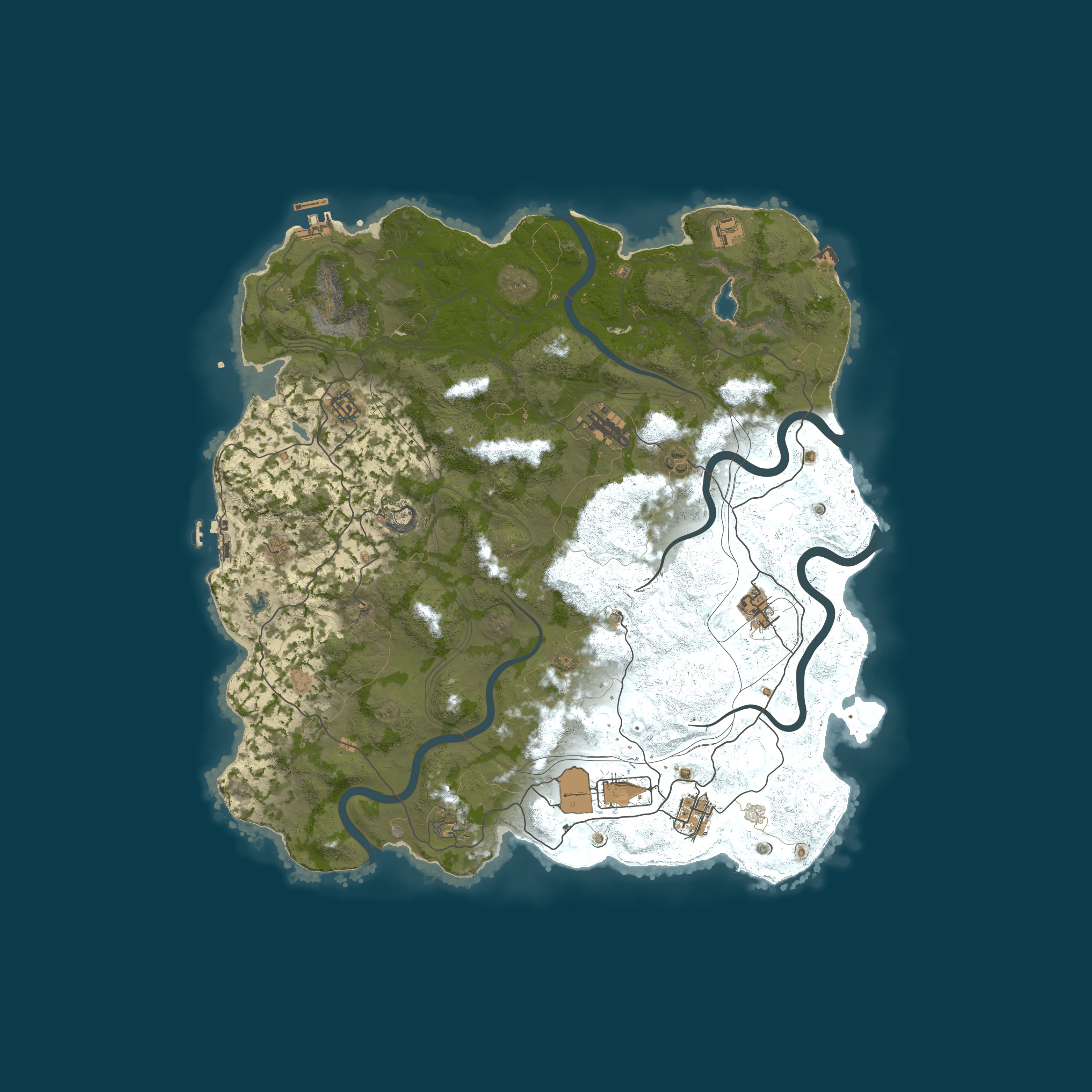 Map for chunky's paradise