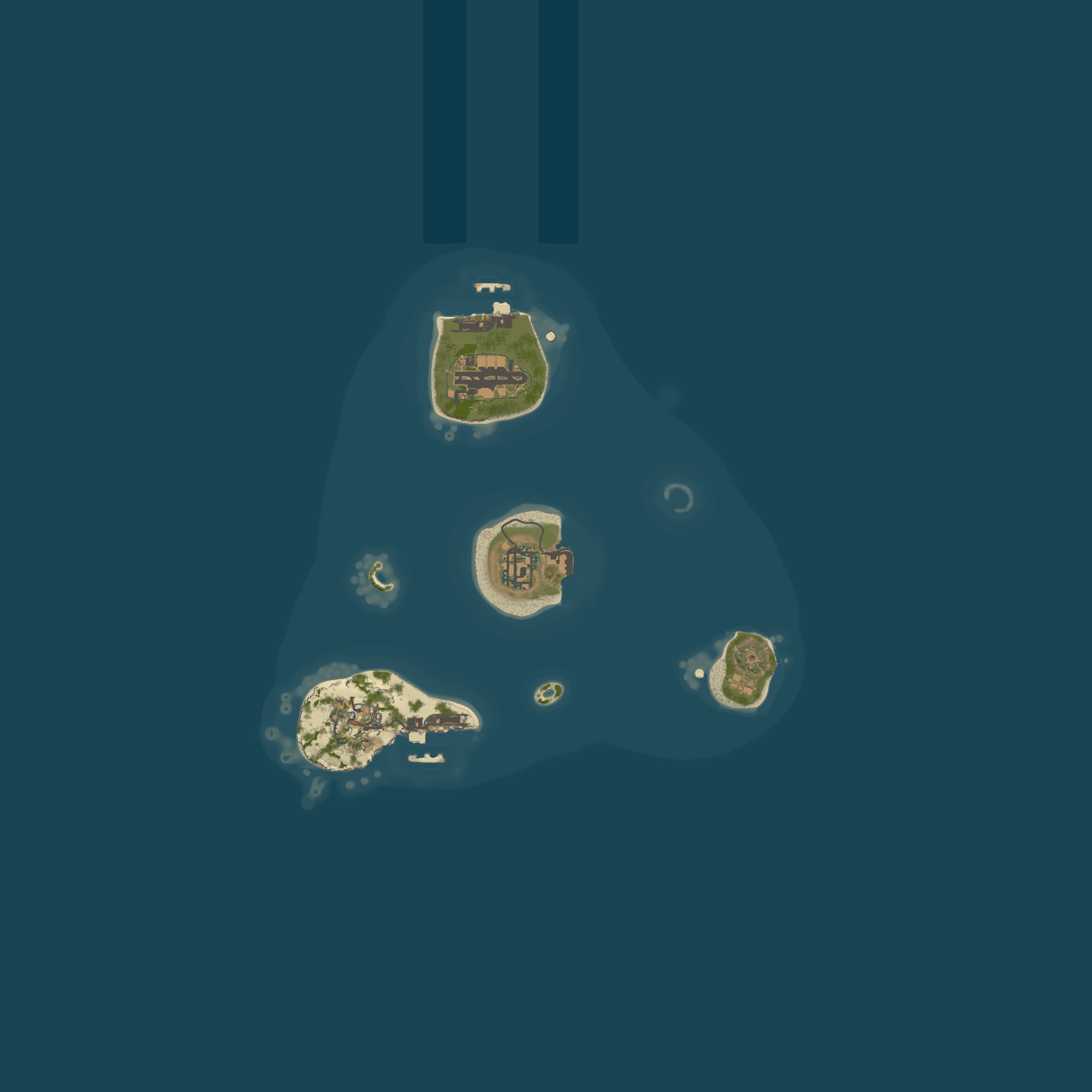 Map for Pirates of the Cuhribbean