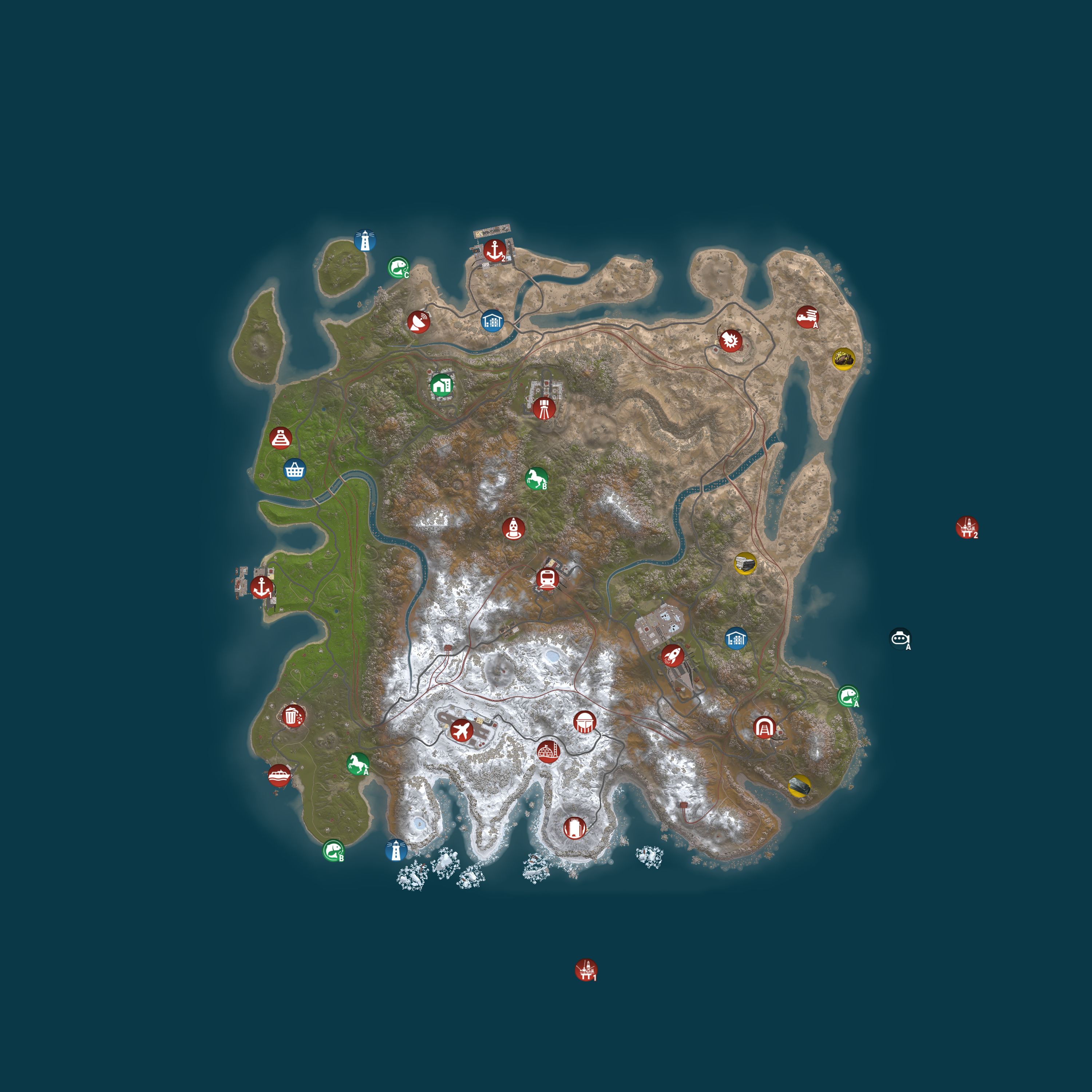 Map for Magic Rust #23 — Vanilla 2x (Solo/Duo/Trio) | Pyccкий