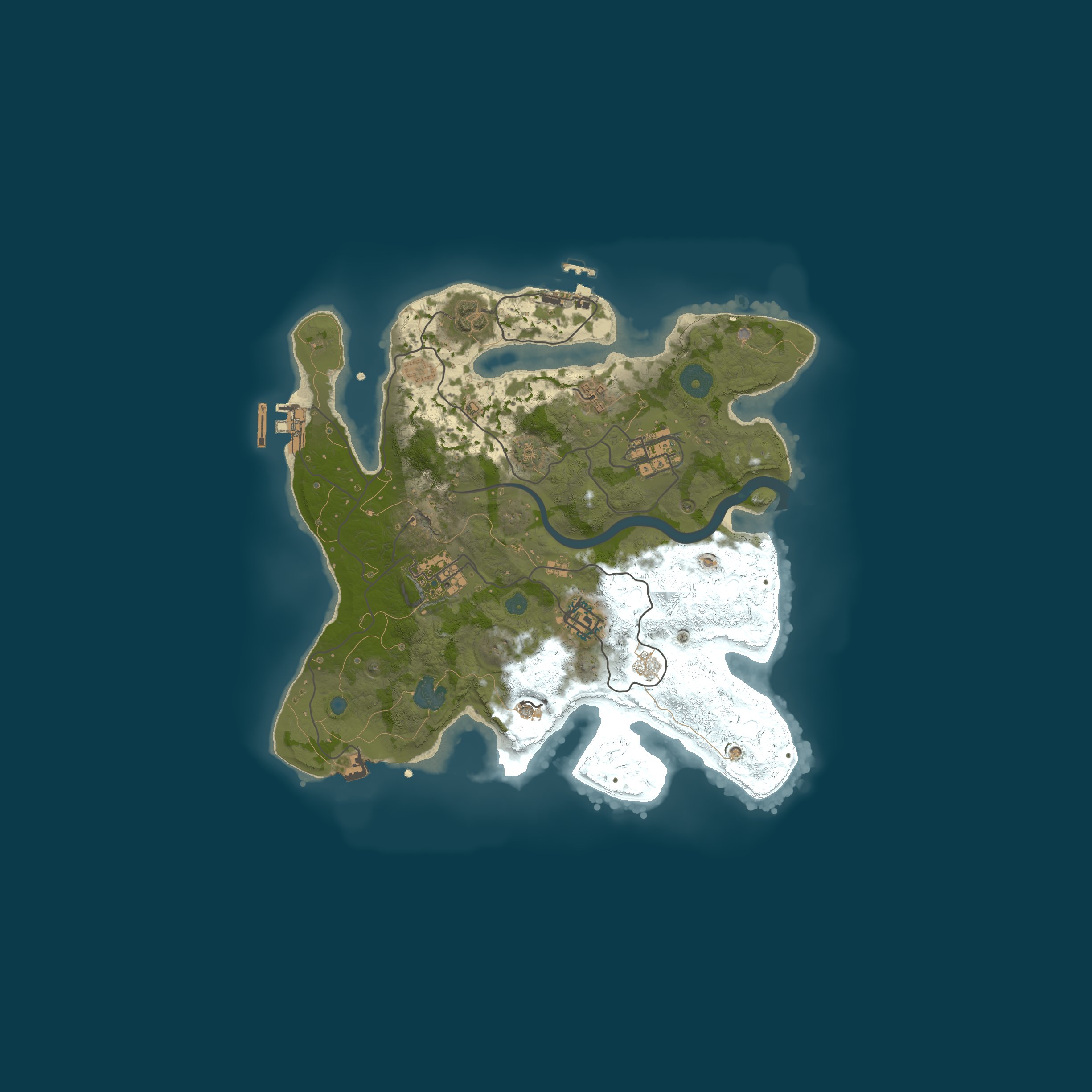 Procedural Map, size 2900, seed 2900