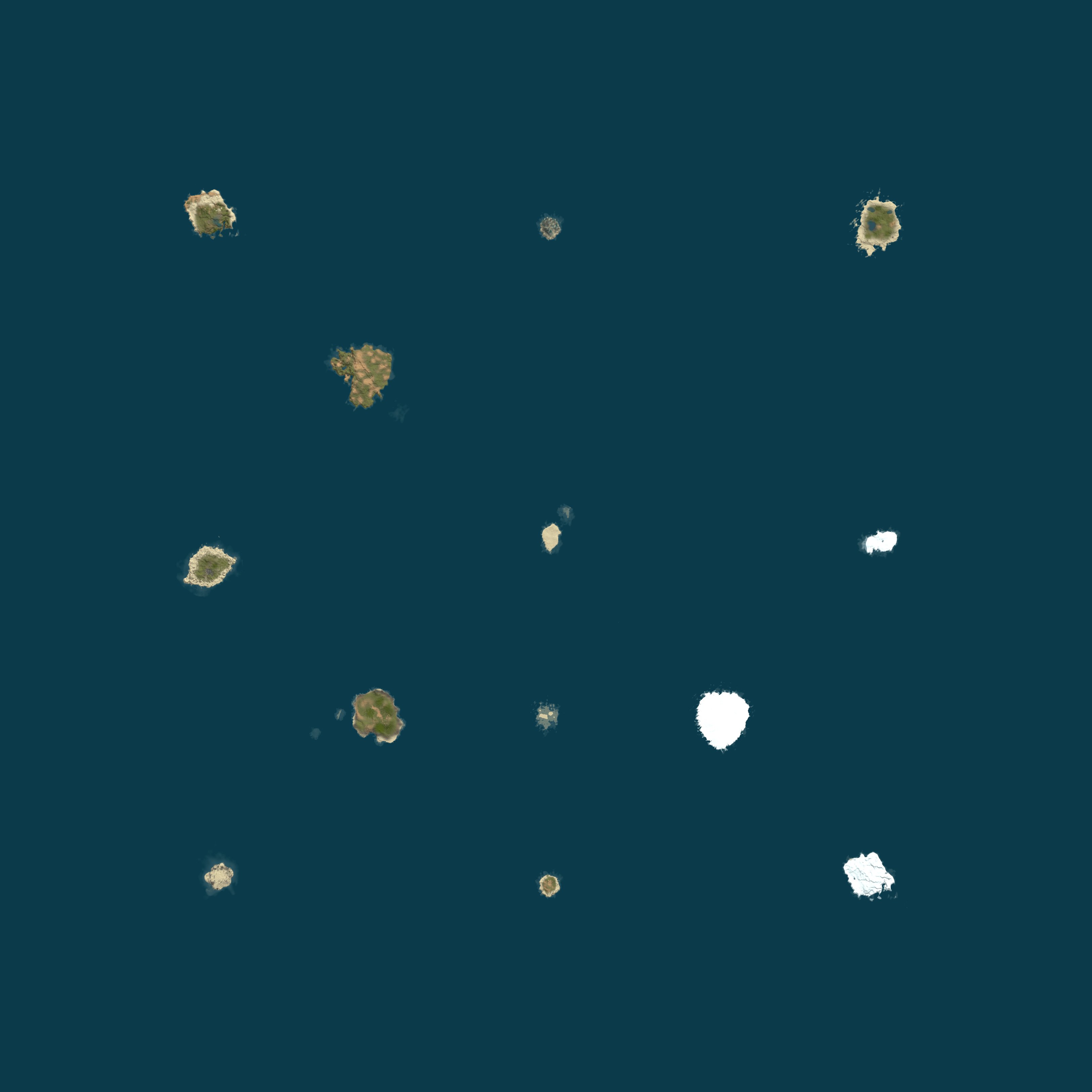 Custom Map, size 4500, seed 1337