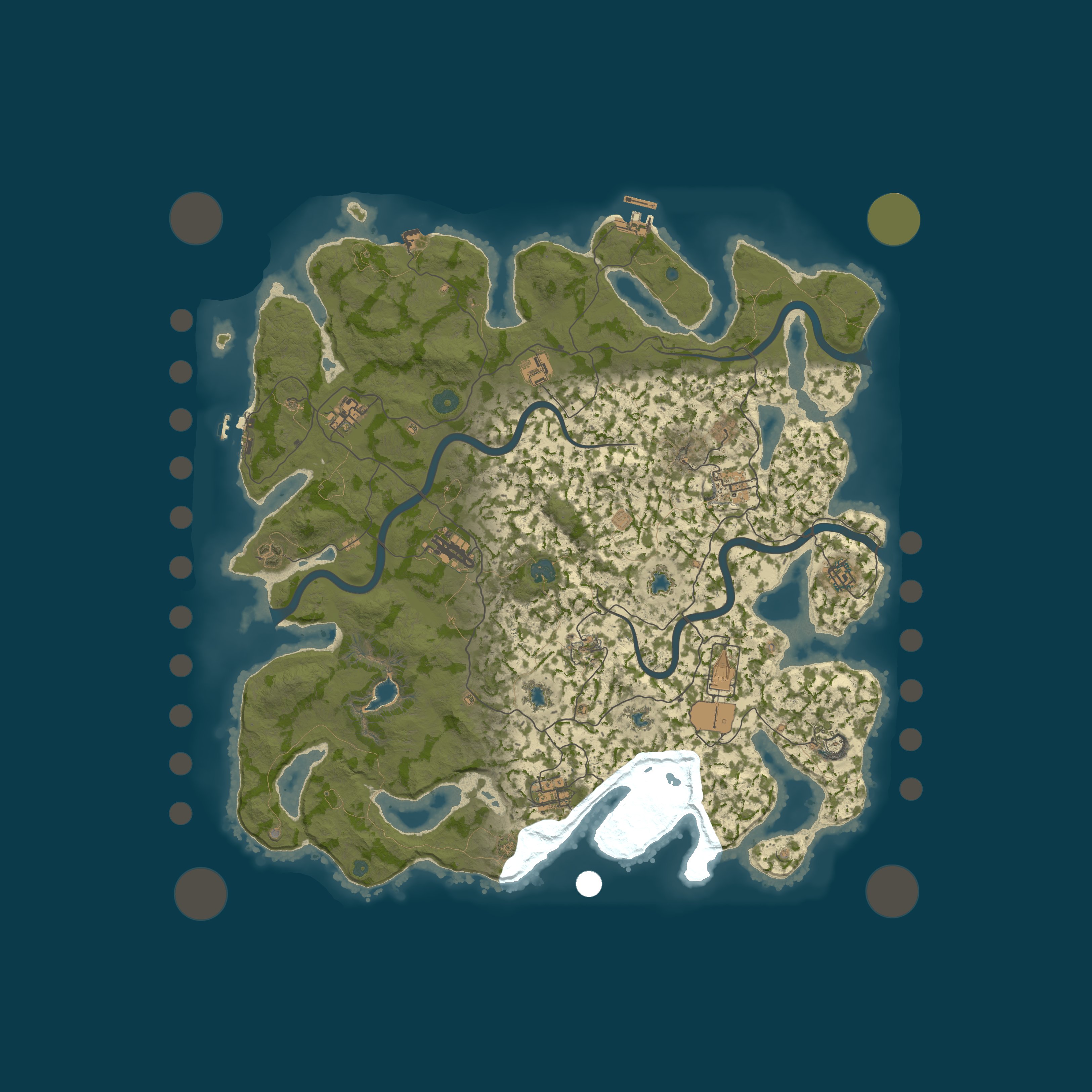 Custom Map, size 4500, seed 1337