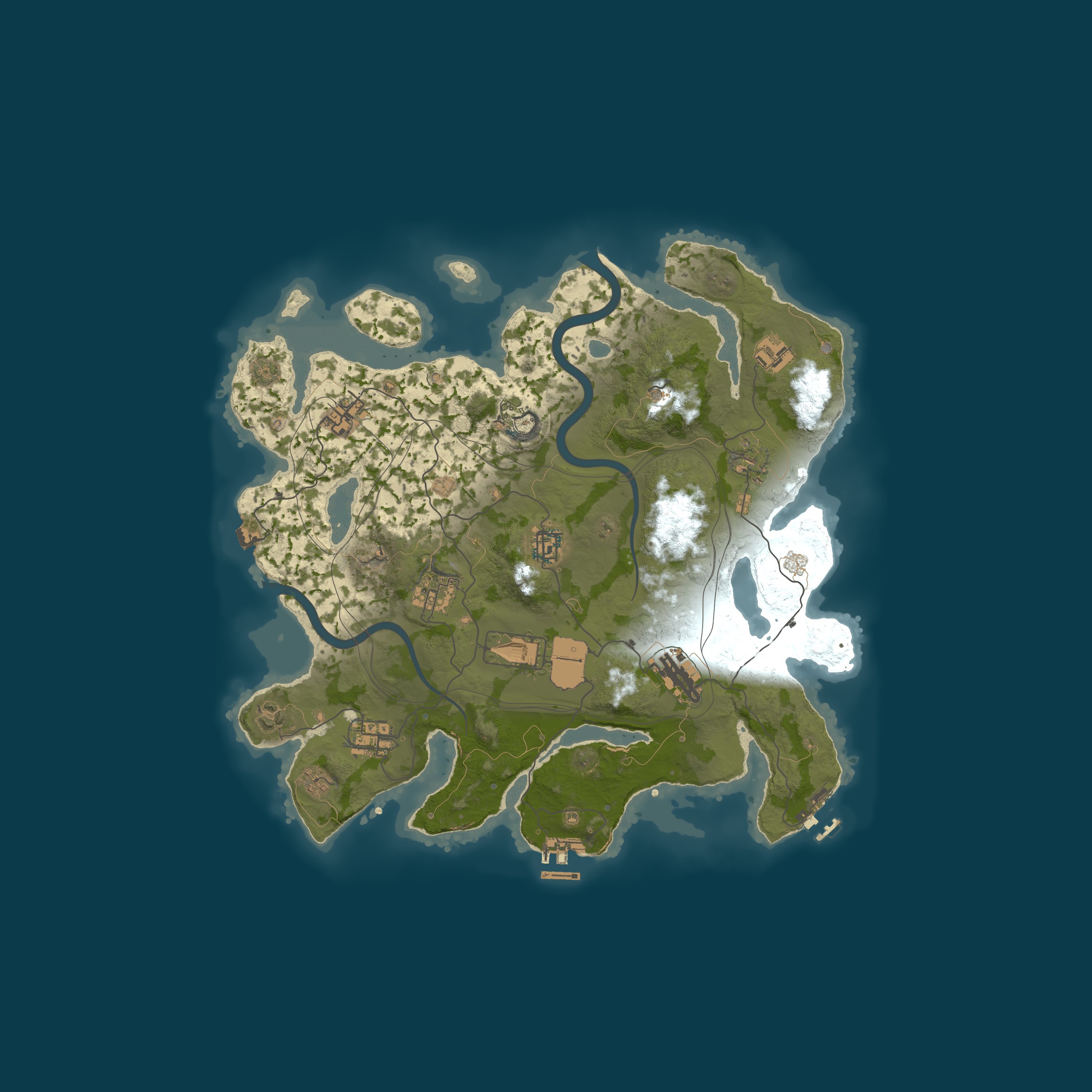Rust map 3600/1337