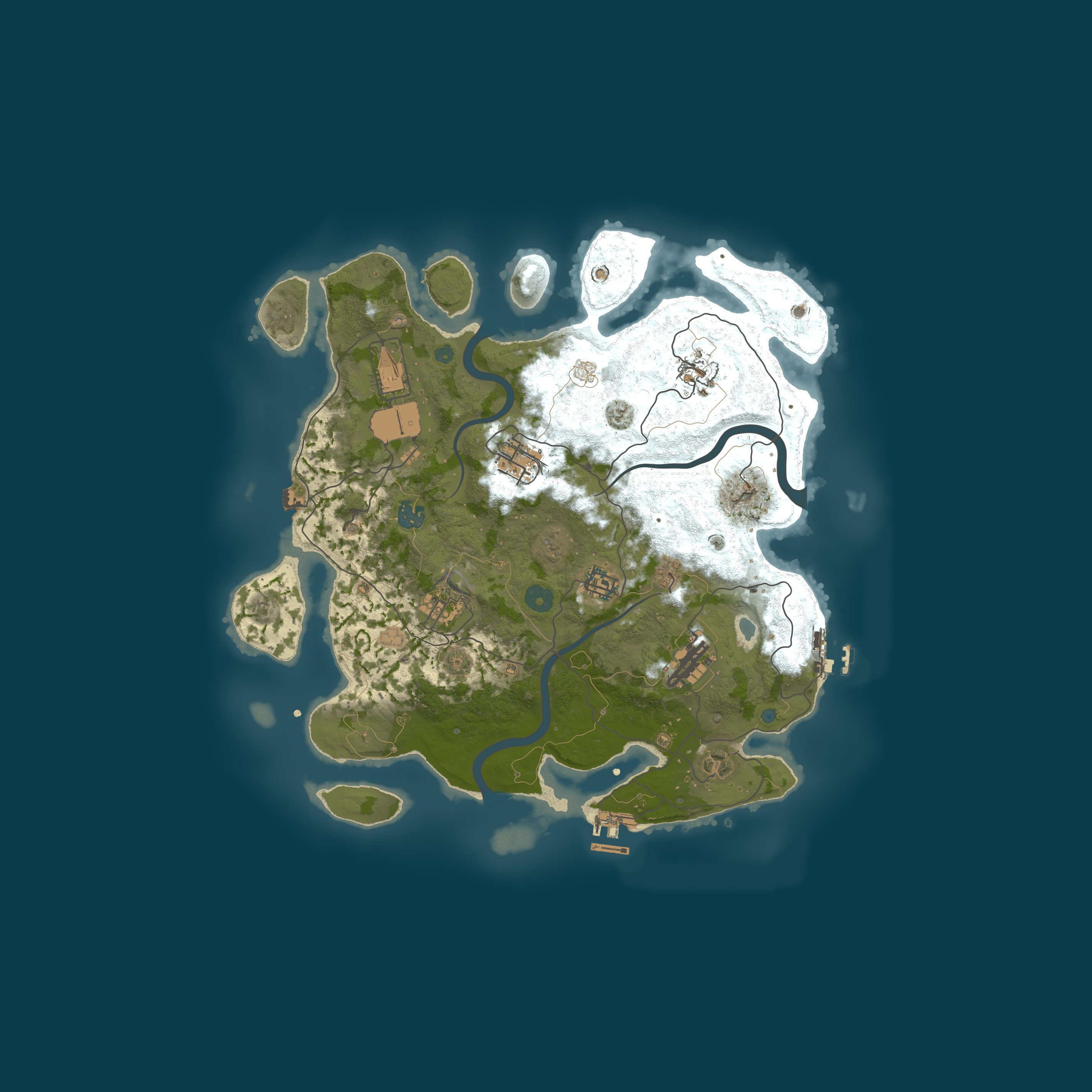 Map for Hunni Haven ♡ | Small | • Chill • PVP & RP Friendly