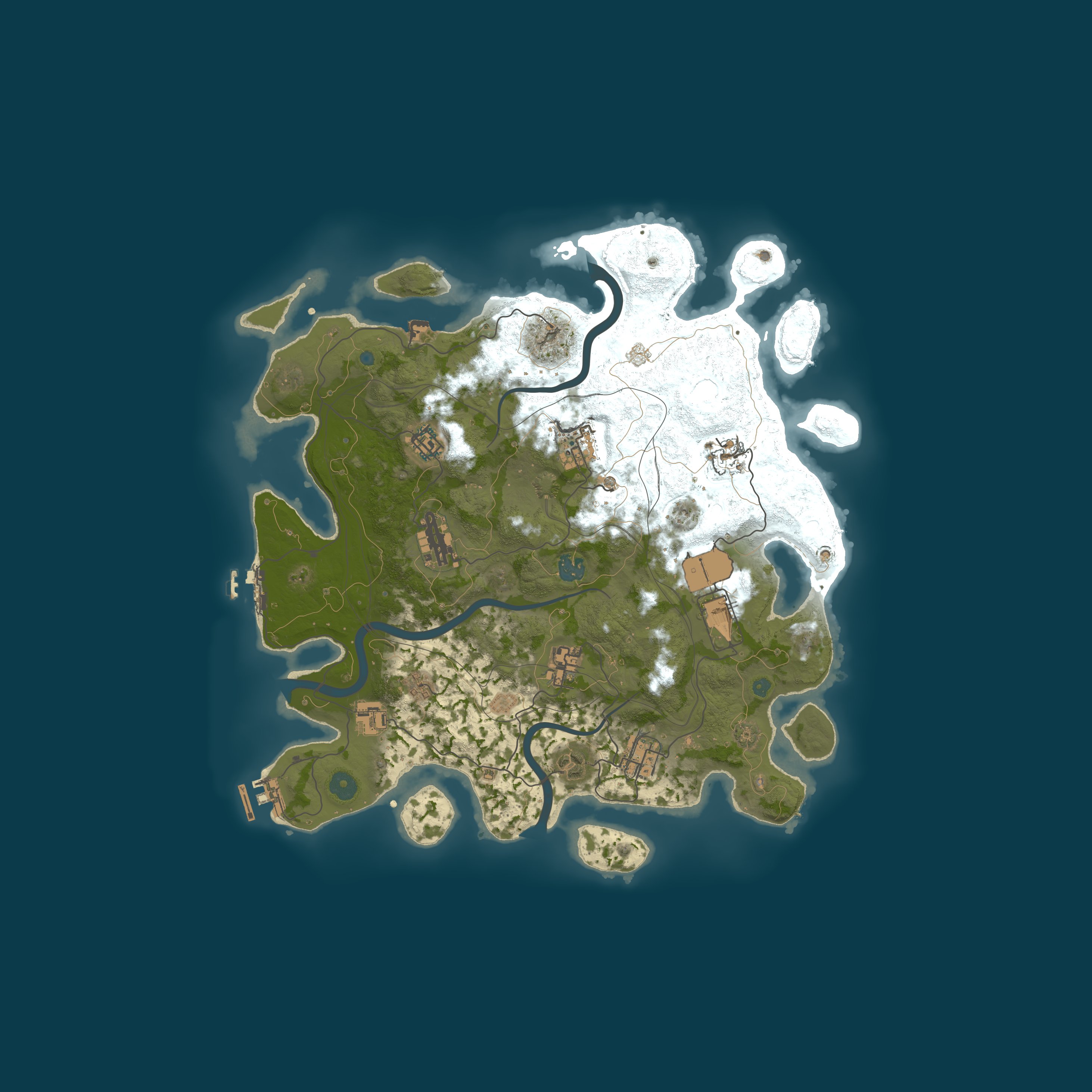 Map for PARTY RUST | X2 | TP | KITS | DUO/MAX2 WIPED 08.08