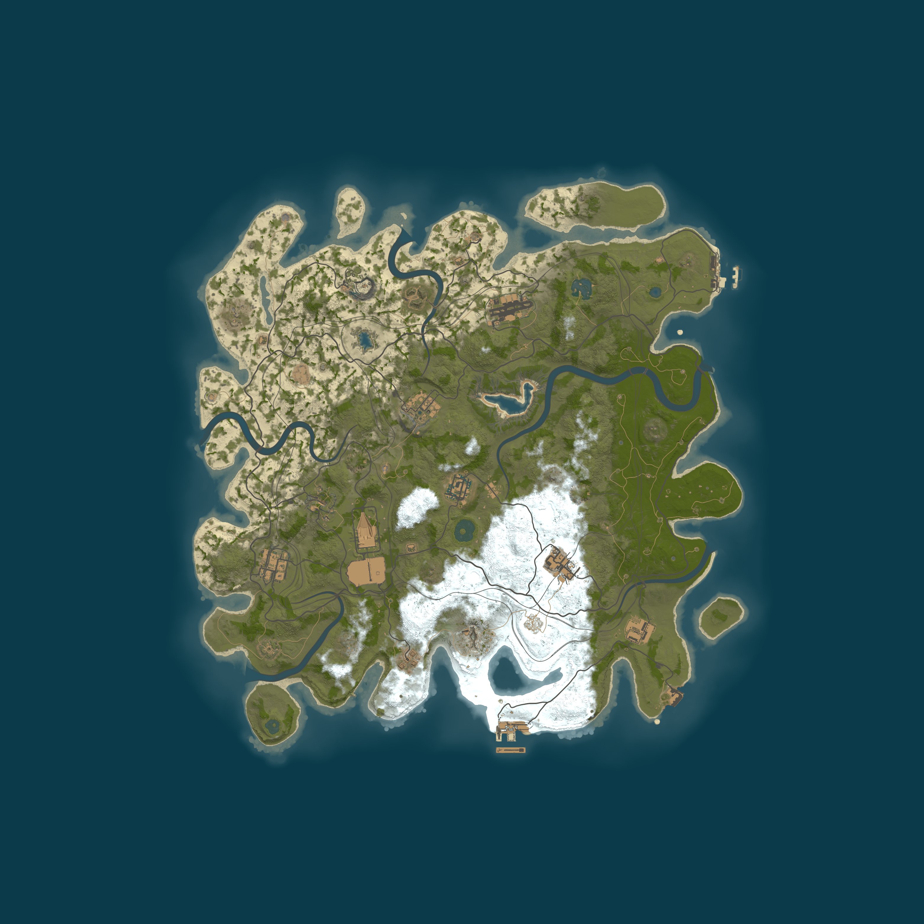 Procedural Map, size 4250, seed 120967