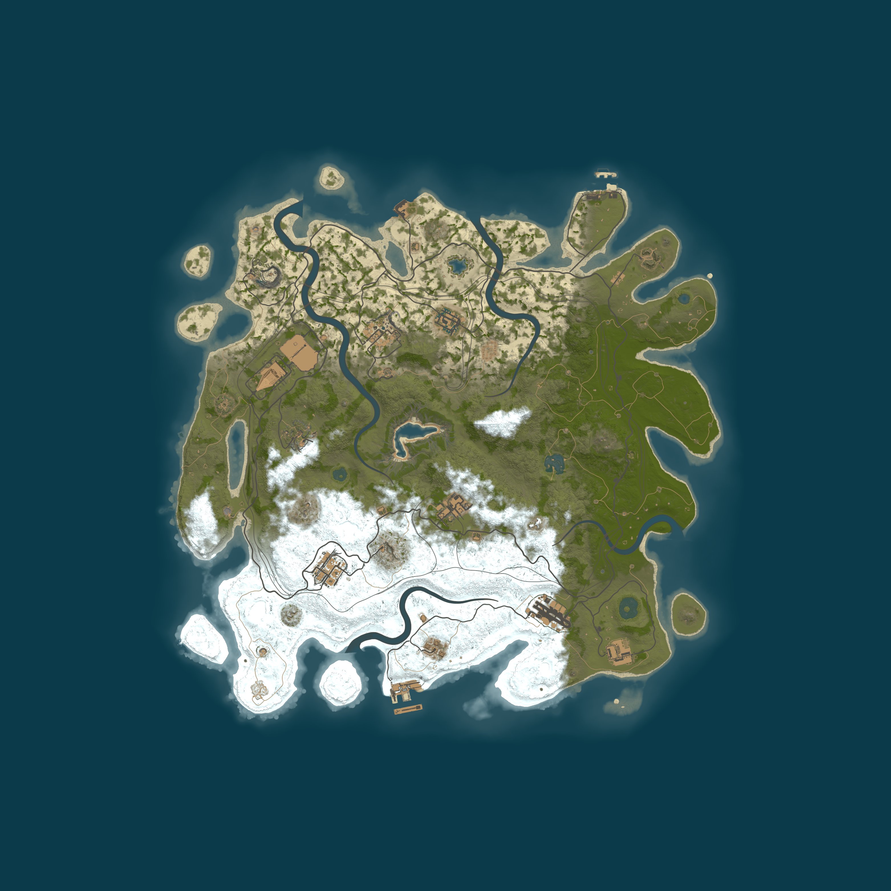 Procedural Map, size 4250, seed 1335975988
