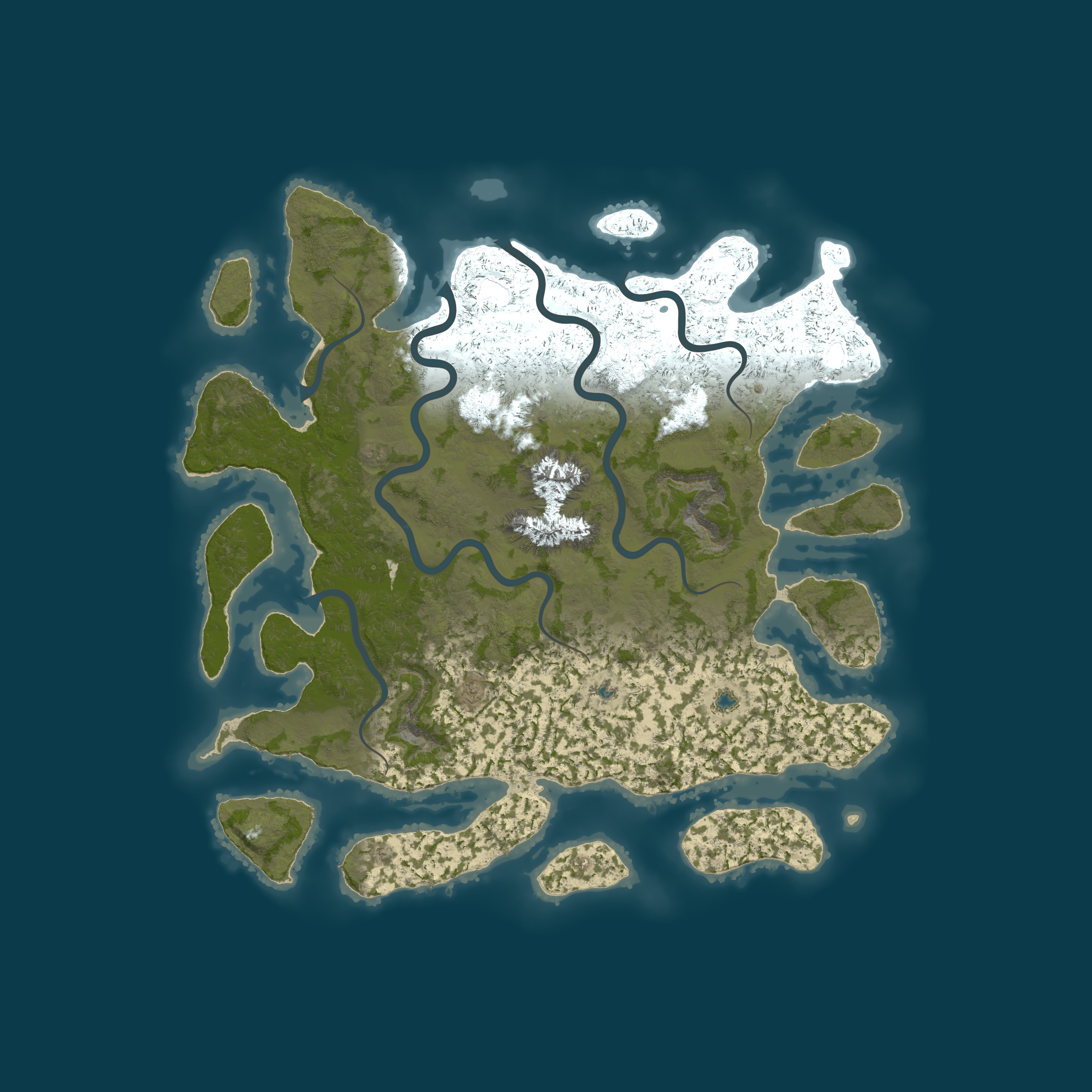 Карта сервера