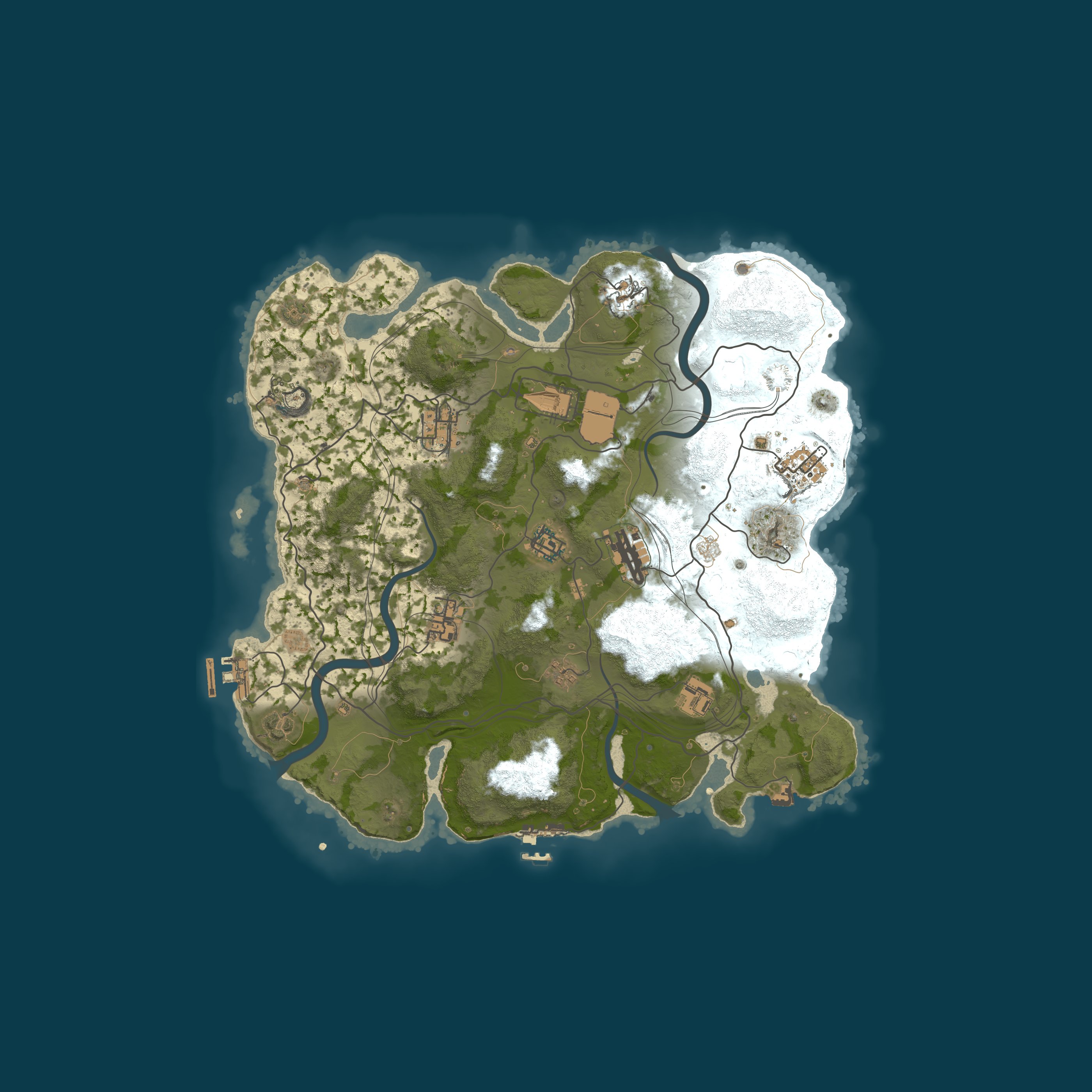 Rust map 3600/1337