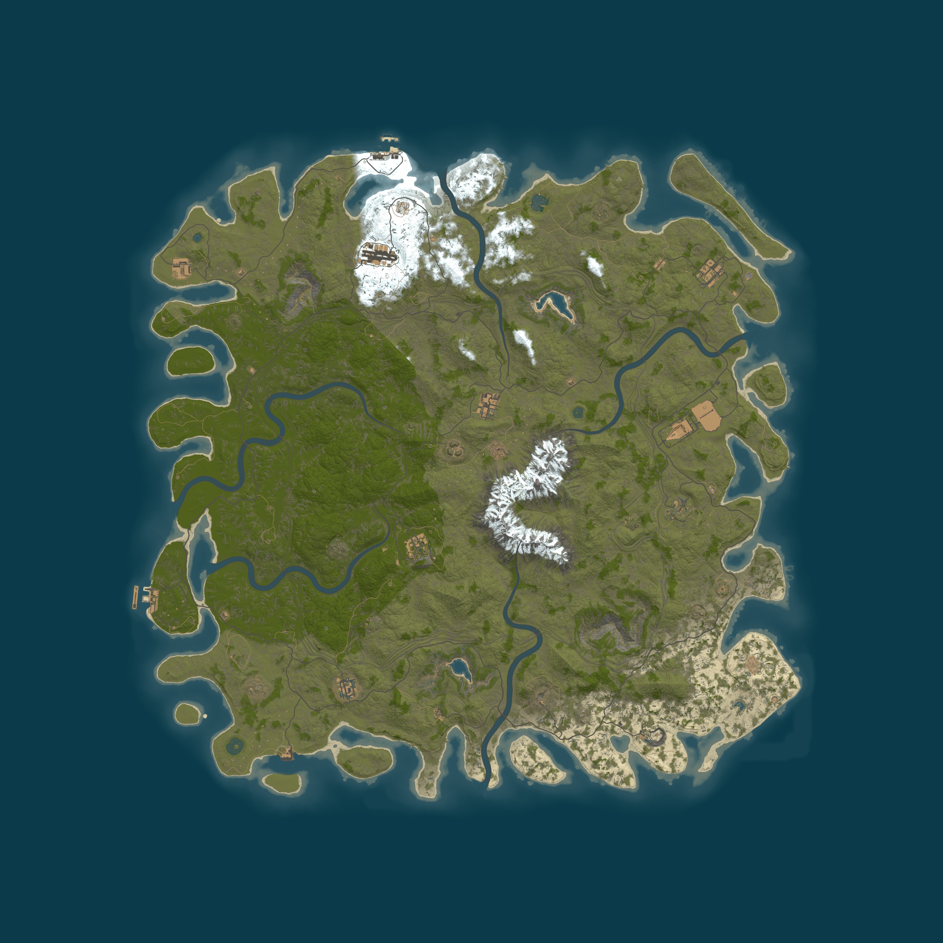 Rust map 6000/1337