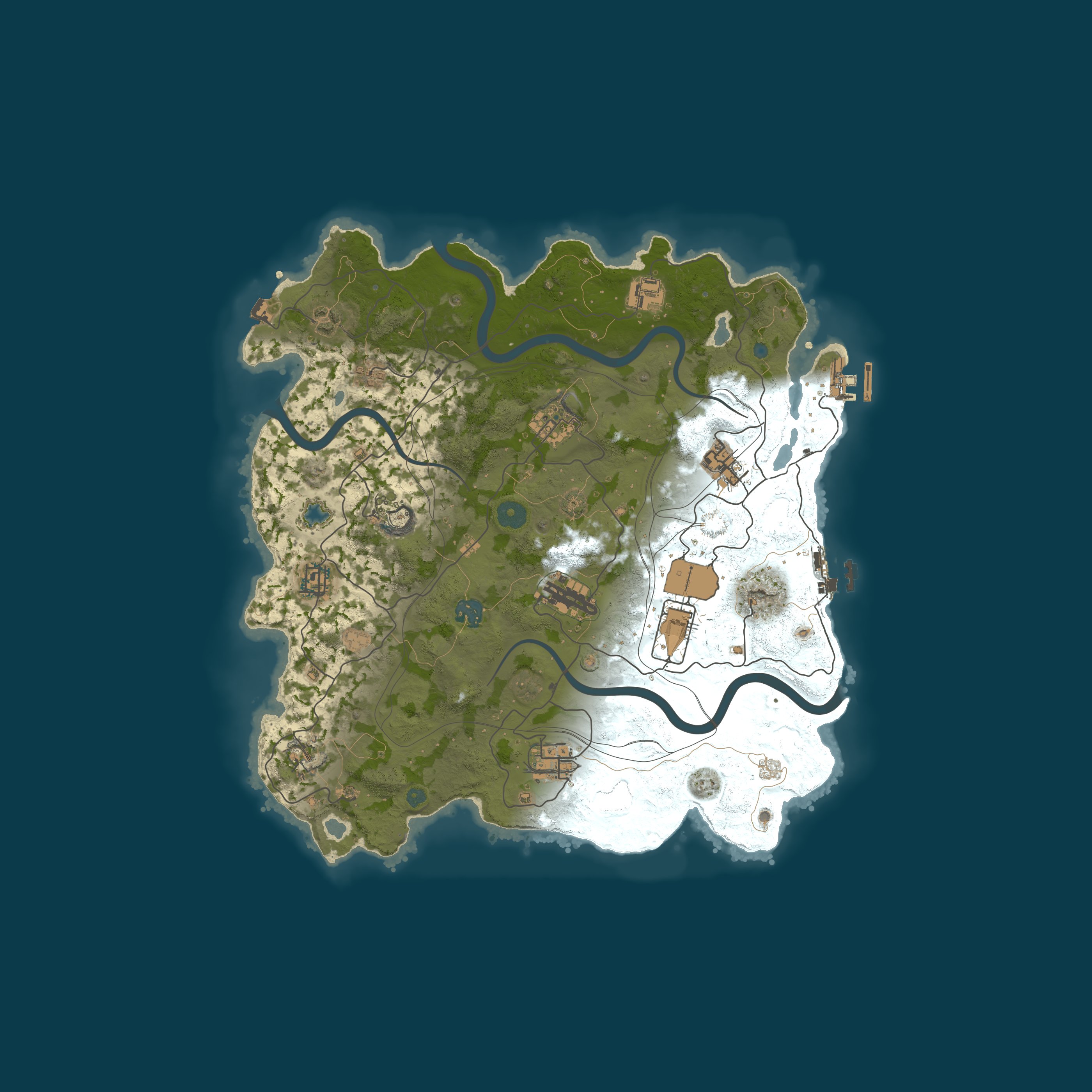Rust map 3600/1337