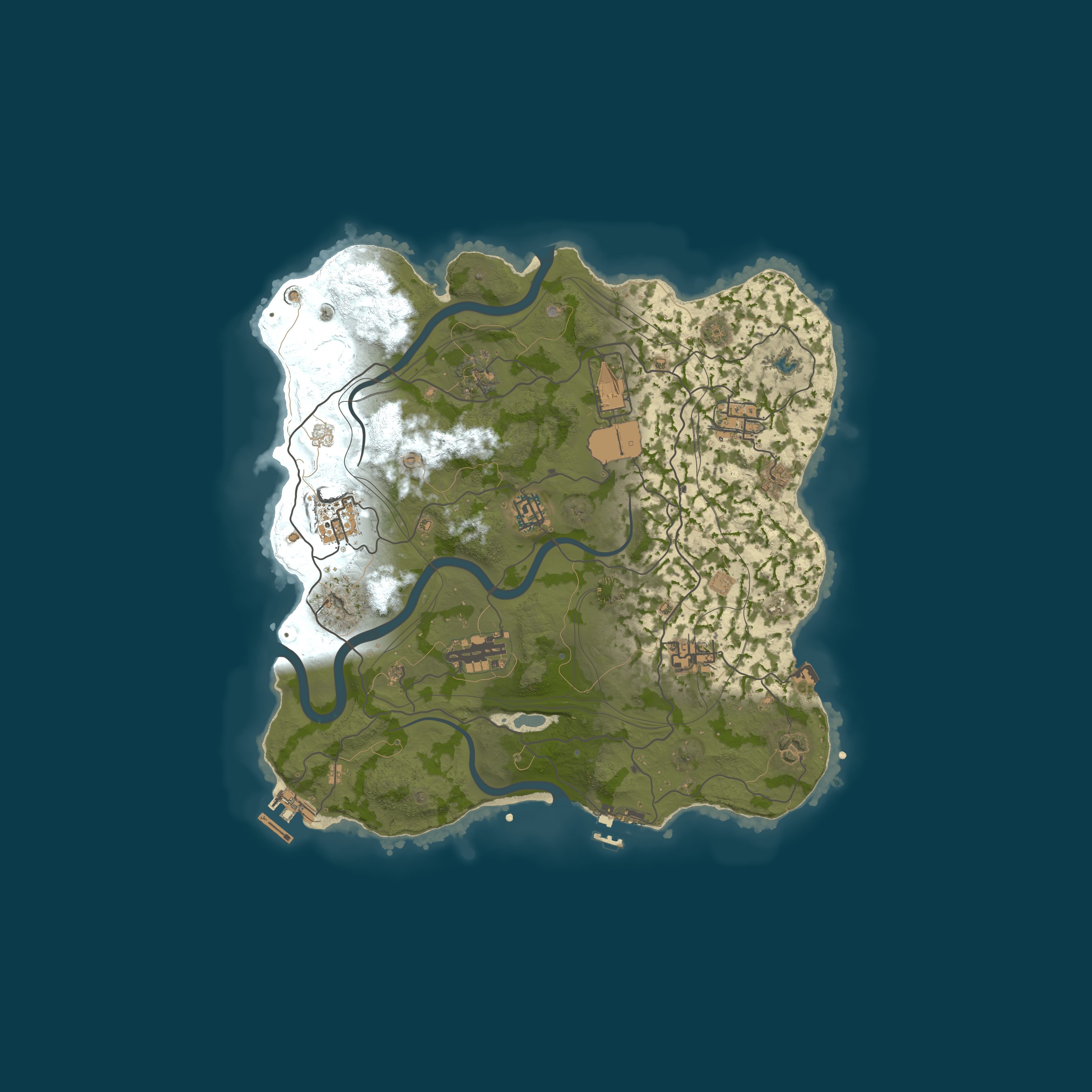 Map for [BR] RUST BRASIL VANILLA | SOLO/DUO/ WIPE 26/06