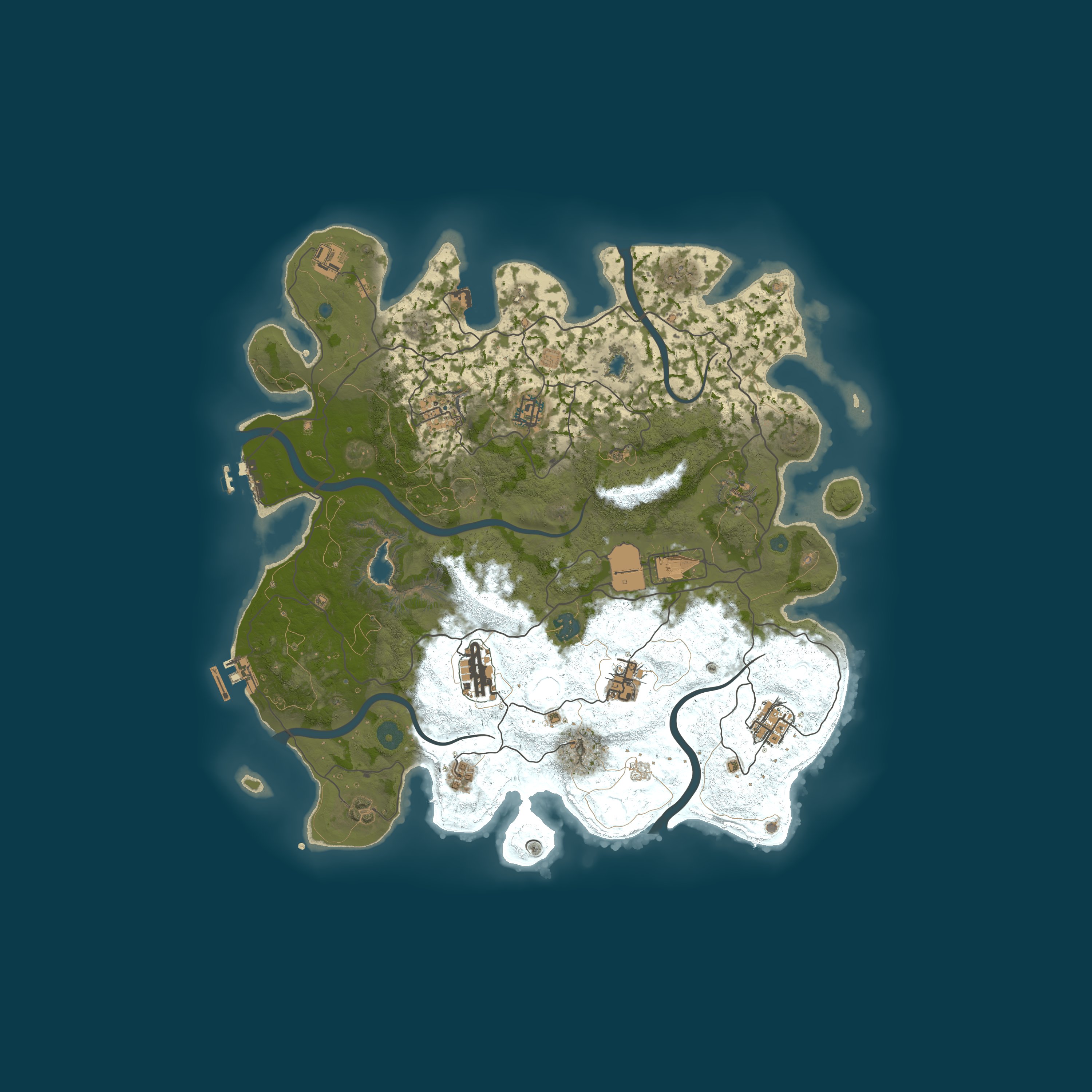Map for CryptoGrich's Server