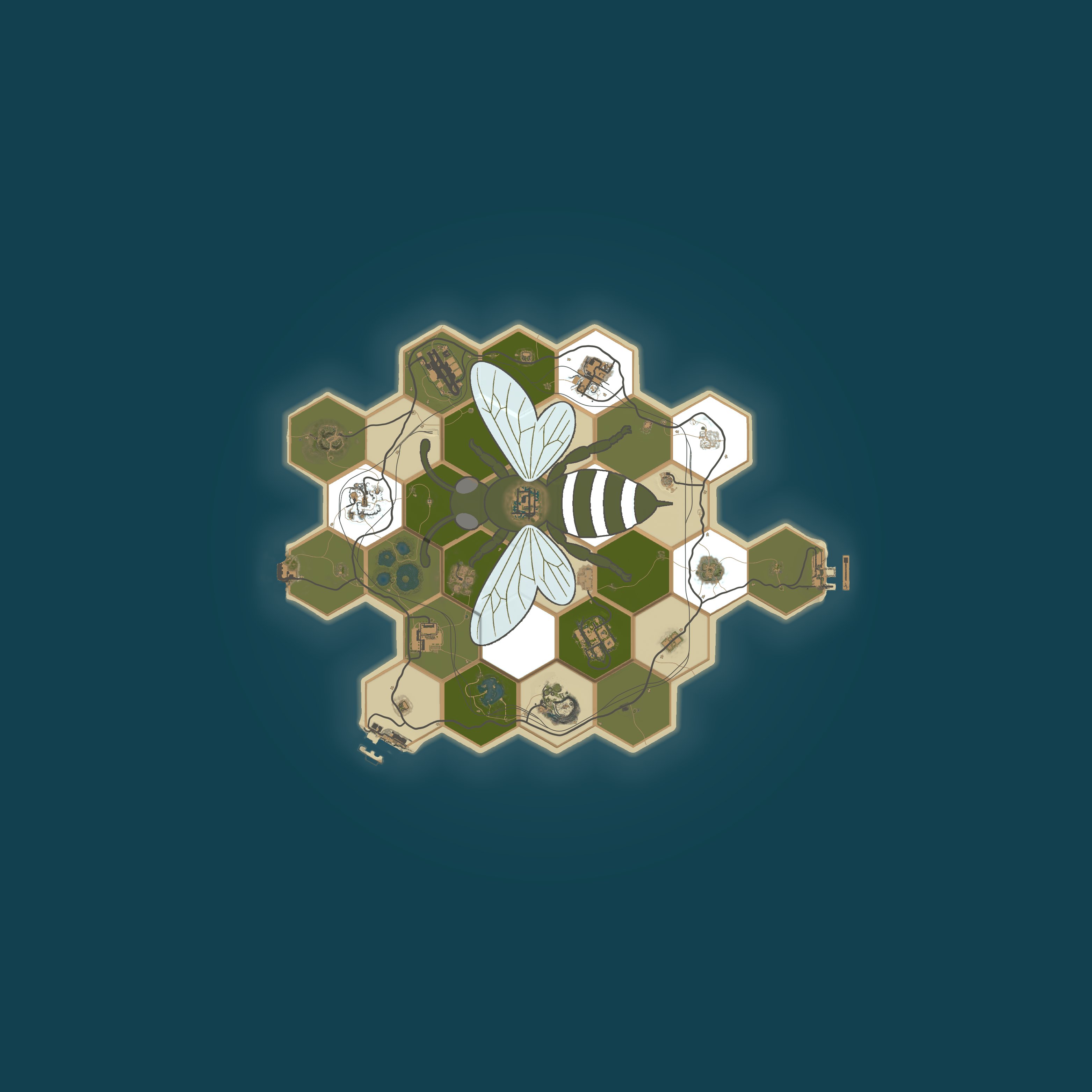 Custom Map, size 4250, seed 1337