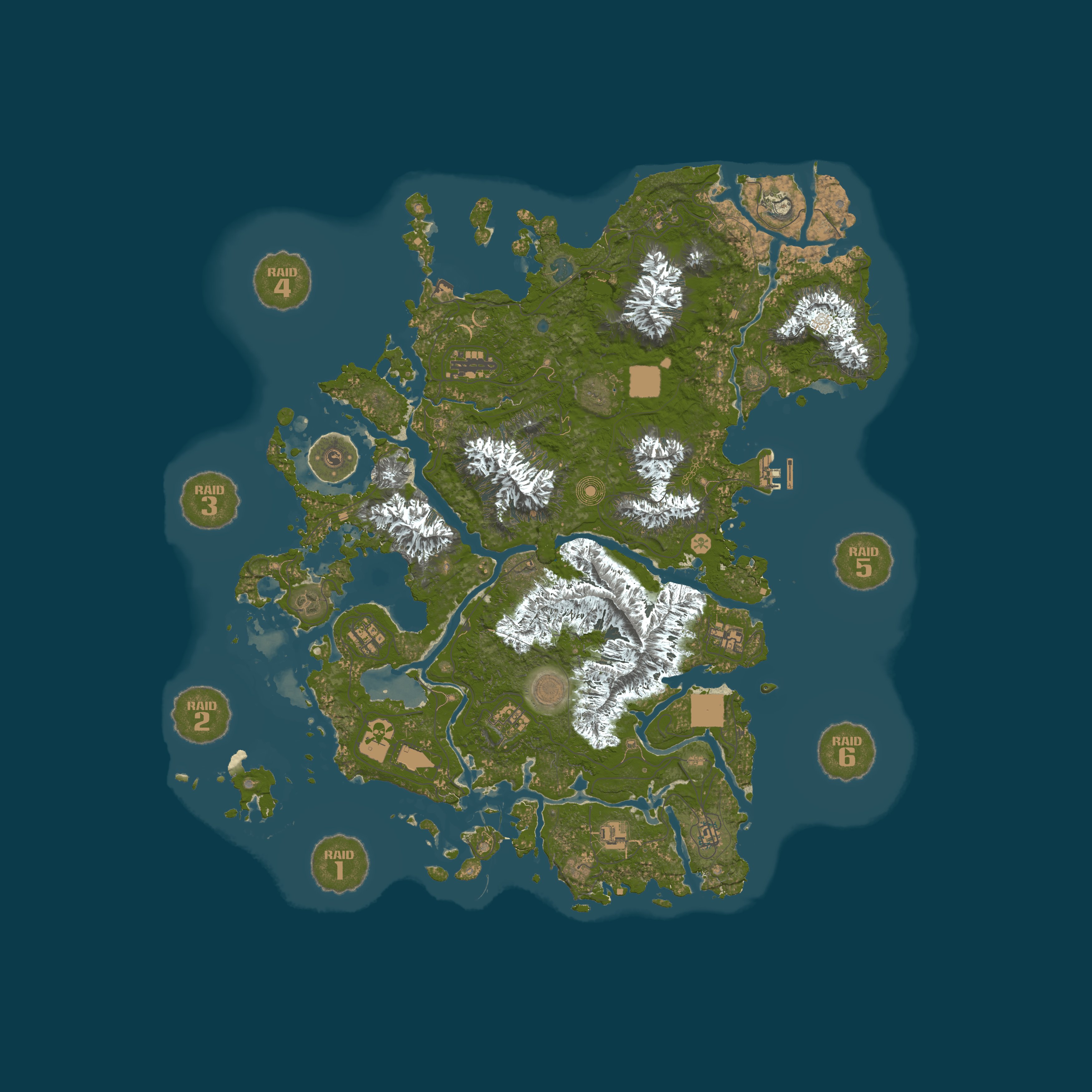 Map for [EU] Mancs PvE 10x |Monthly|No Build Limits|Custom Vehicles