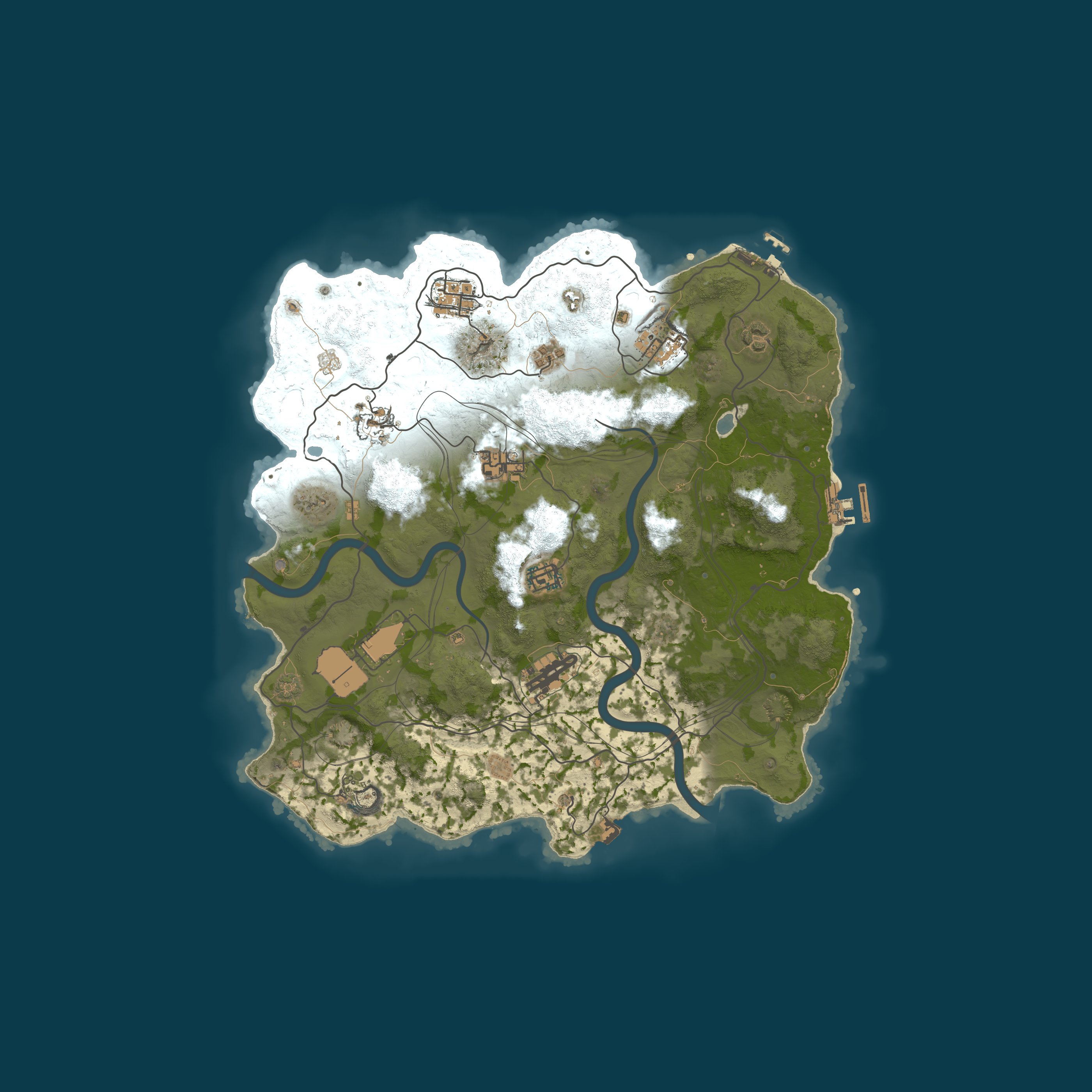 Map for Reddit.com/r/PlayRust - US Medium