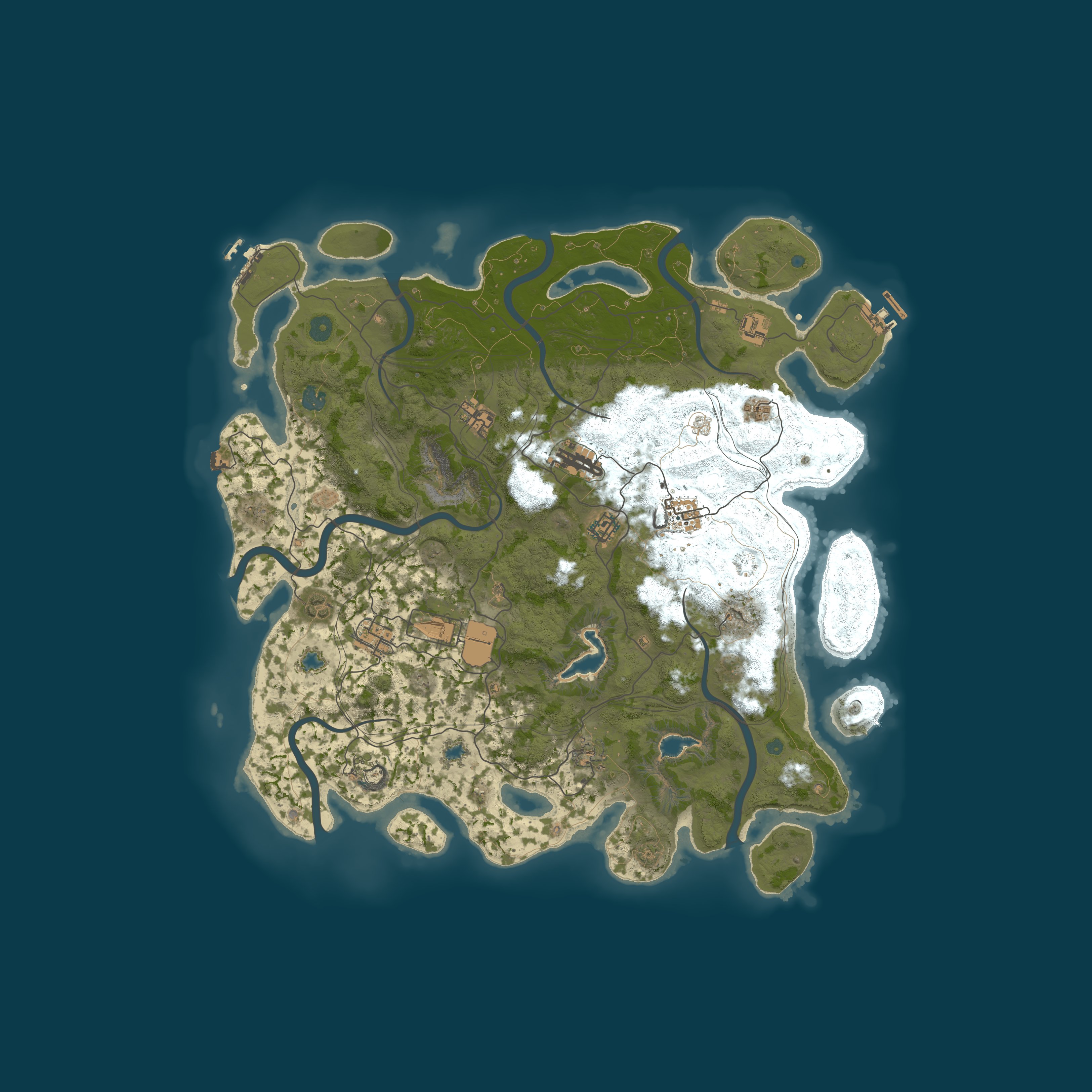 Map for [US] Golden Hour PvE/PvP︱Chill︱Zombies︱Events︱Biweekly