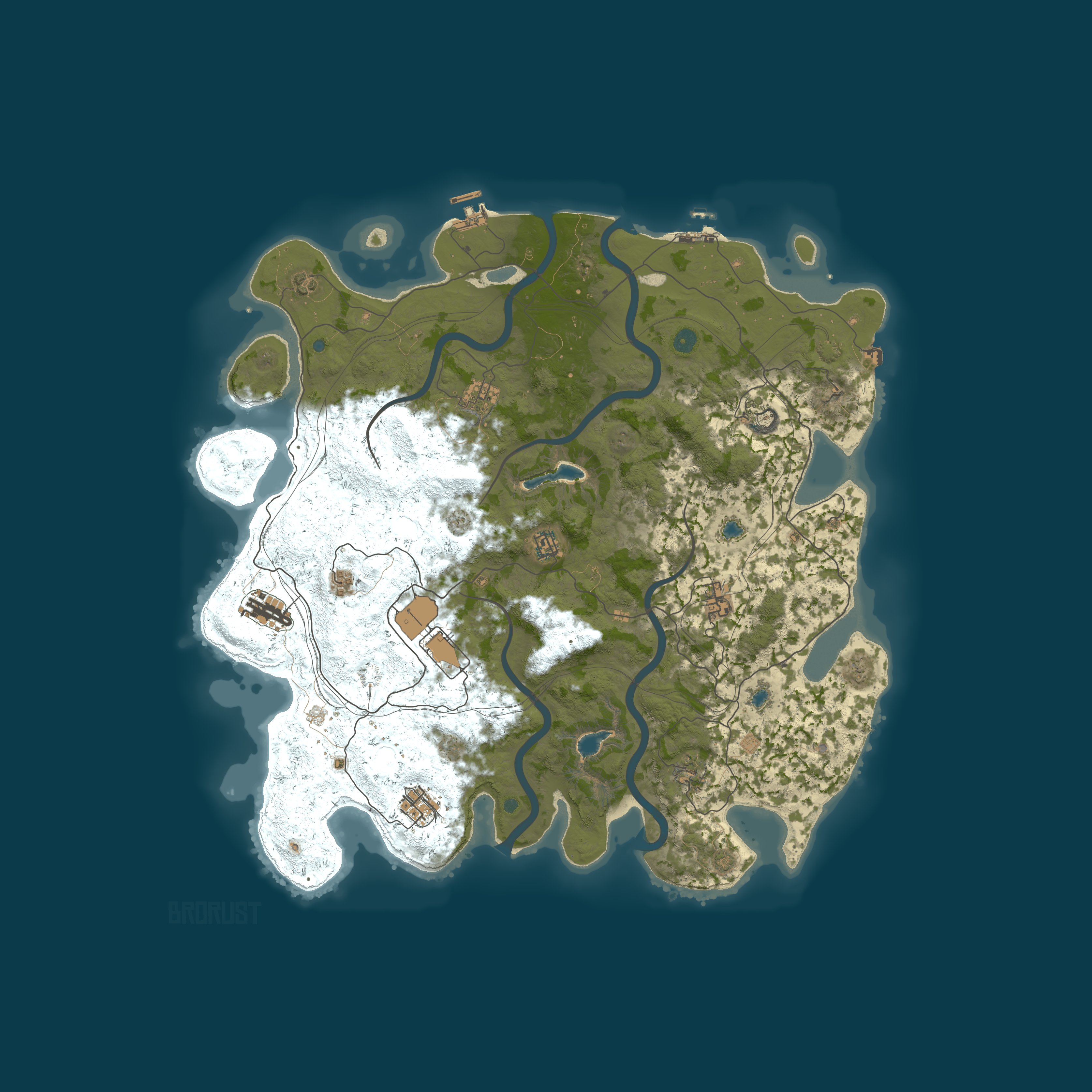 Карта сервера