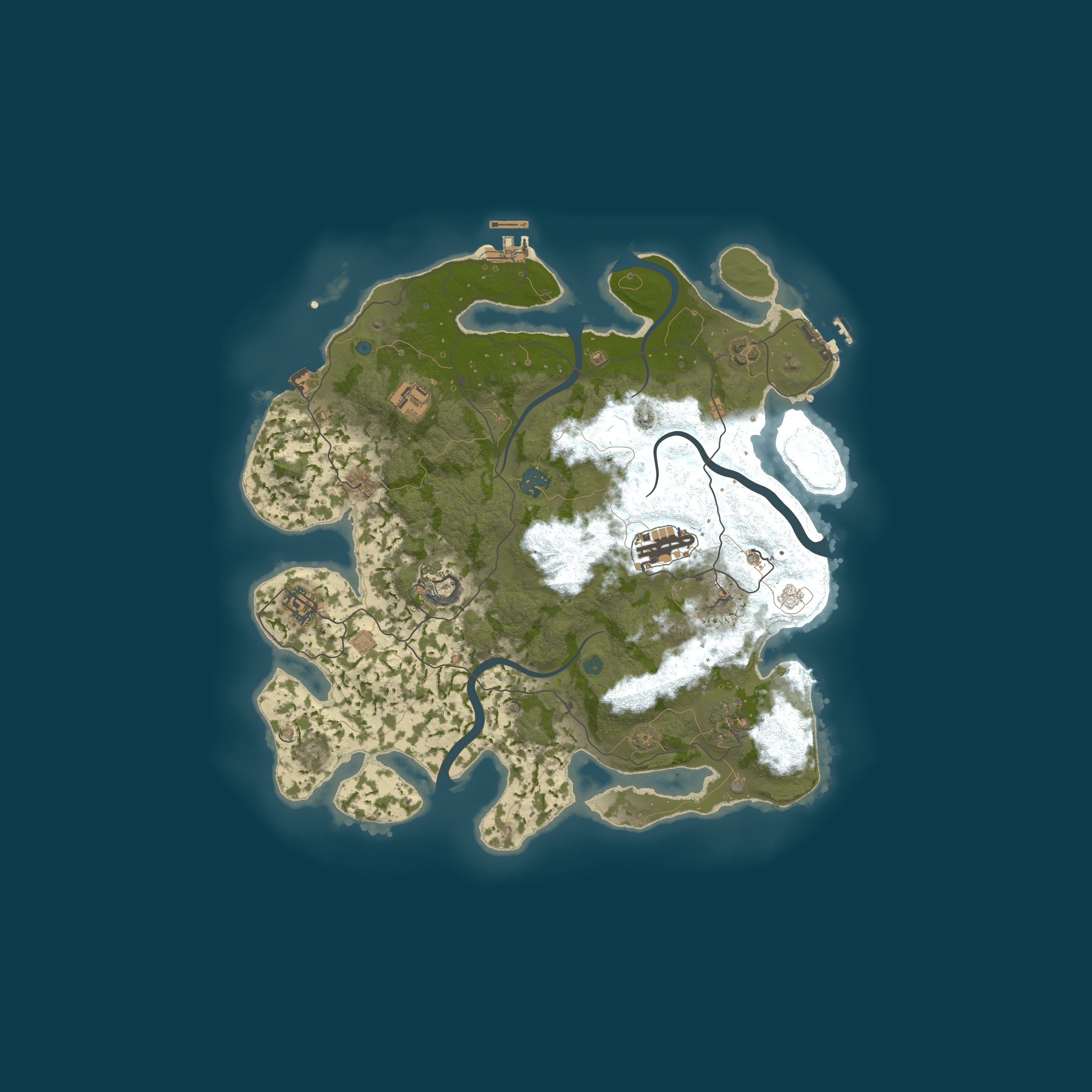 Map for Alkida