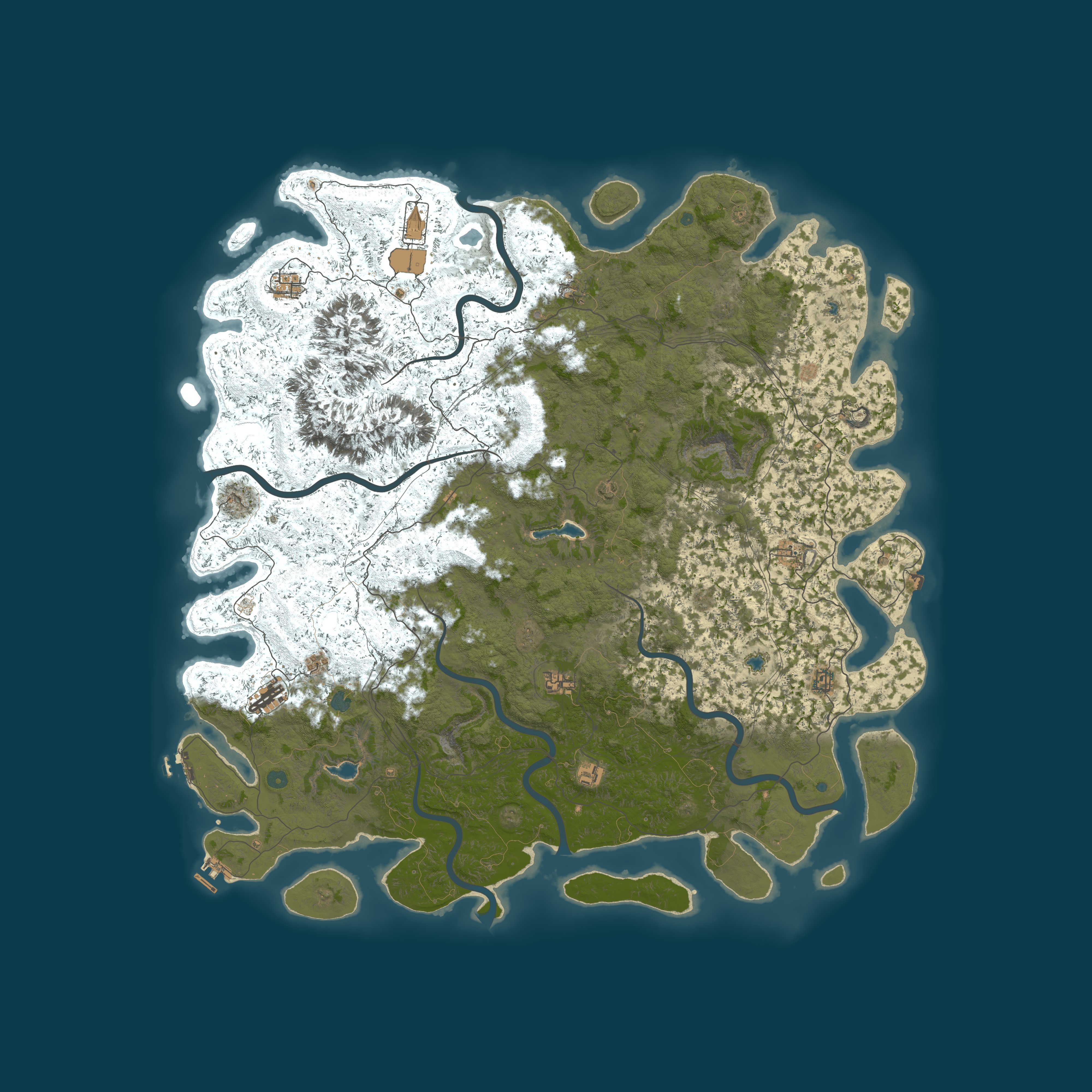 Map for Quilmes Vanilla Monthly Solo/Duo/Trio/Squad 6000