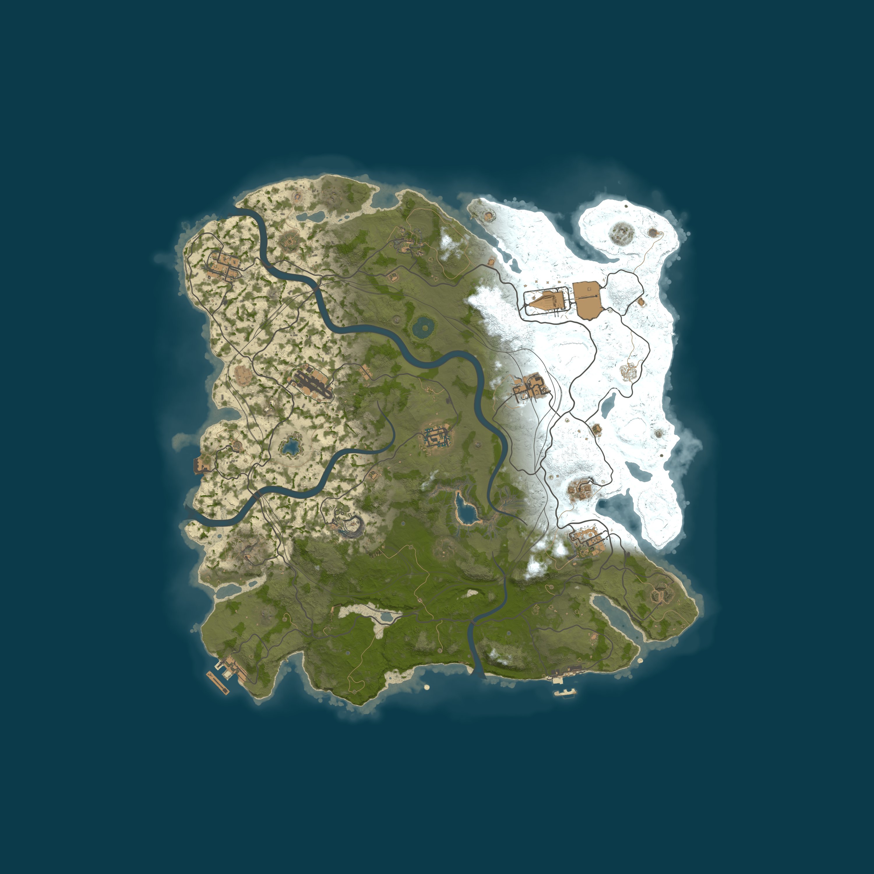 Map for [US] Rust in Peace - 2x Vanilla Mondays | Shared BPs | Max 8