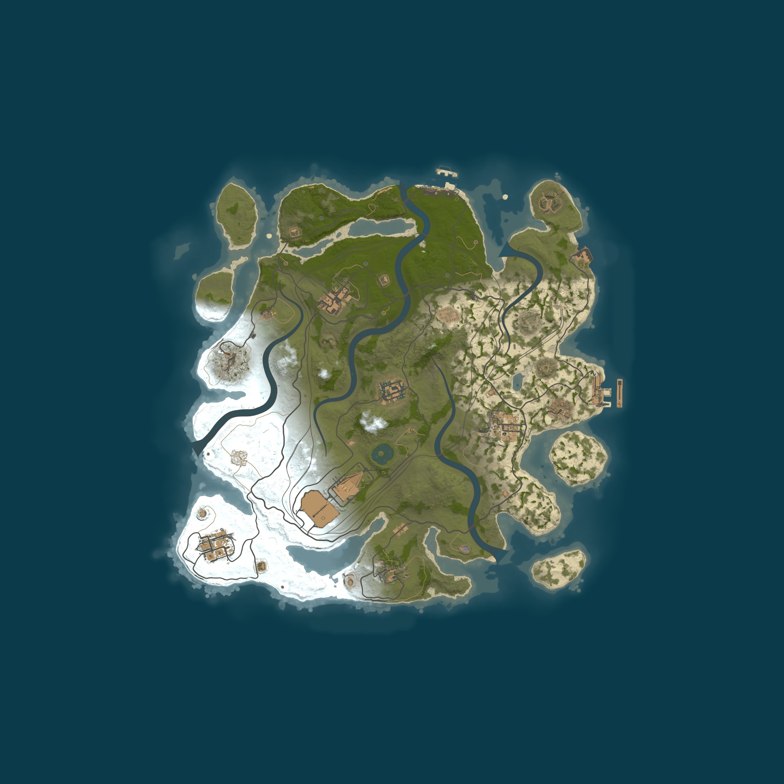 Map for OVERDRIVE-X100X-Loadouts|PVP|TheUltimateBattlefield|x50x