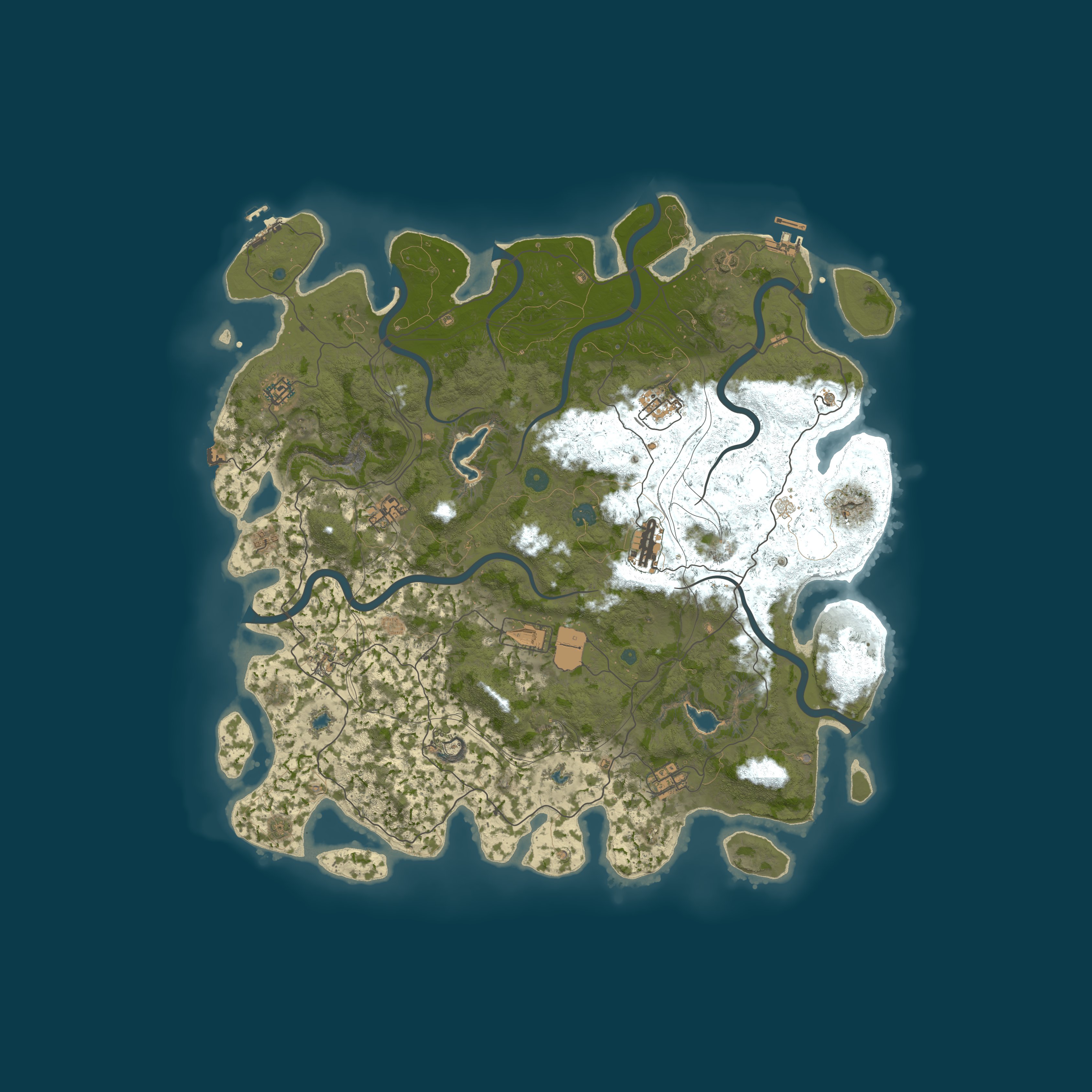 Map for [AU][Haven Gaming] wiped 3/7/26 PvP,2X,BetterLoot,1/2-Upkeepcos