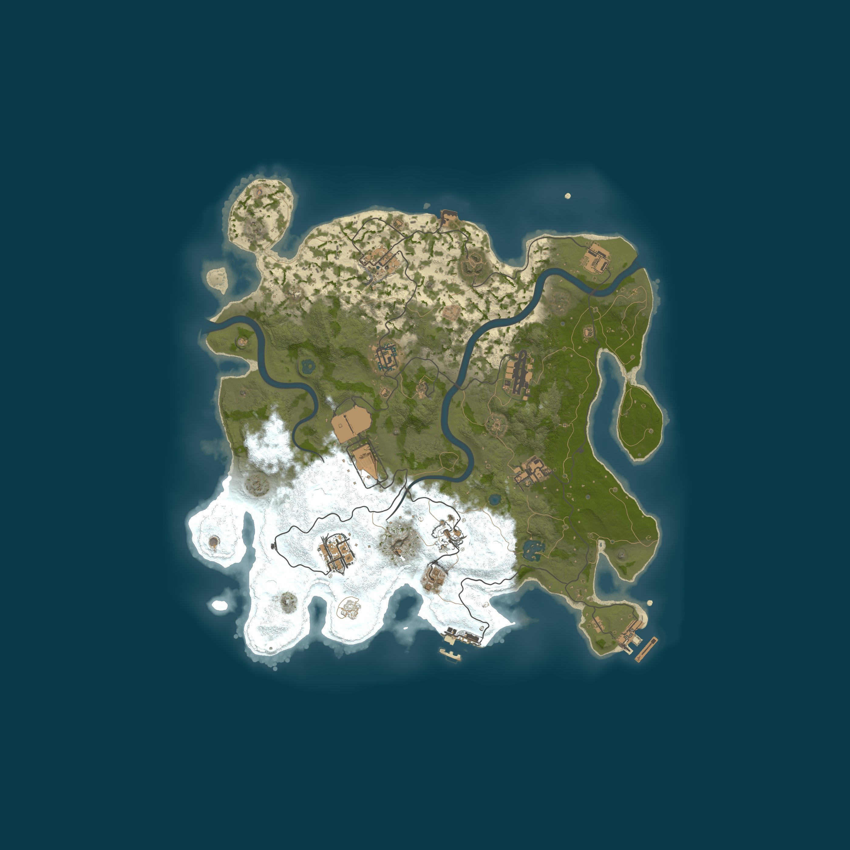 Procedural Map, size 3600, seed 7