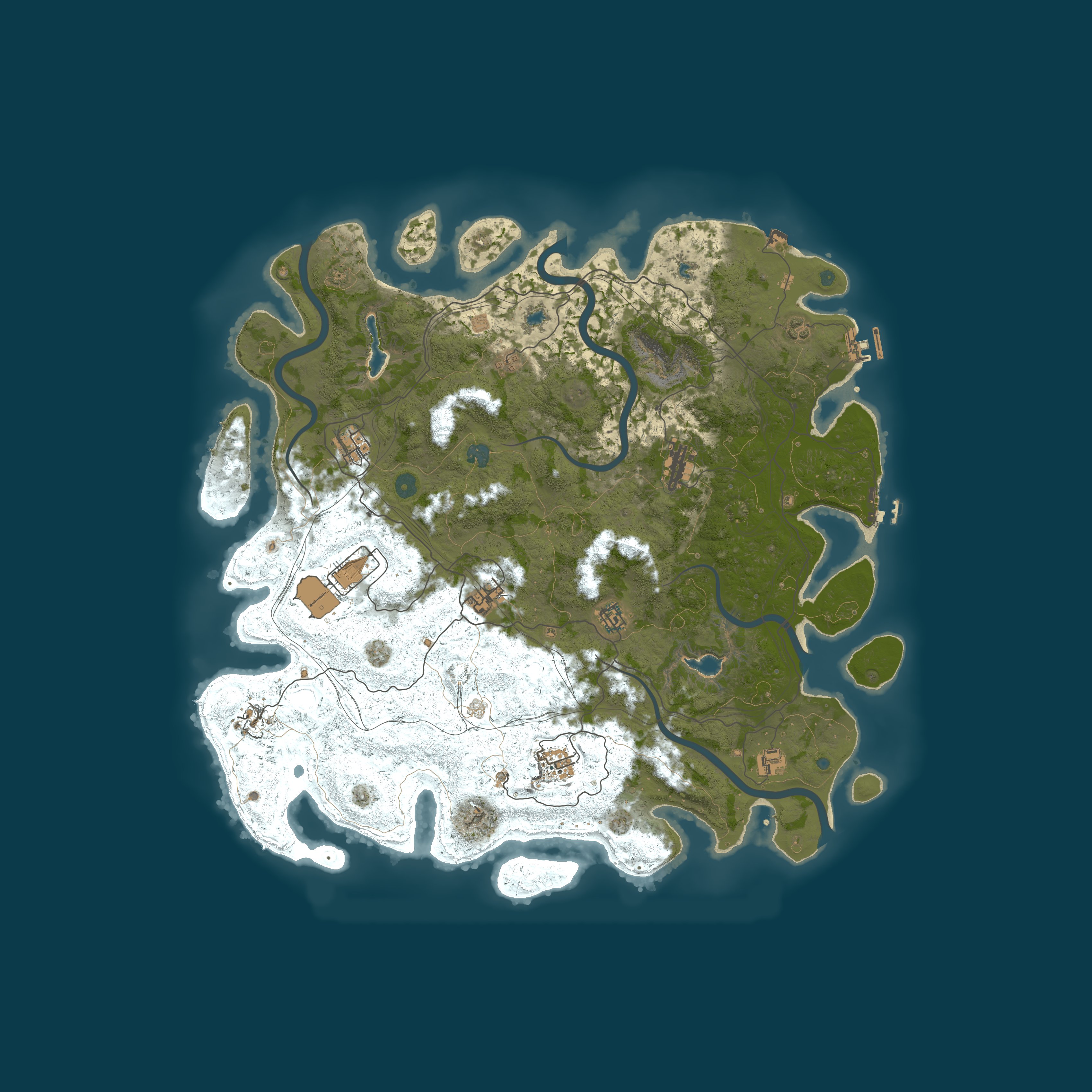 Procedural Map, size 4800, seed 41662427