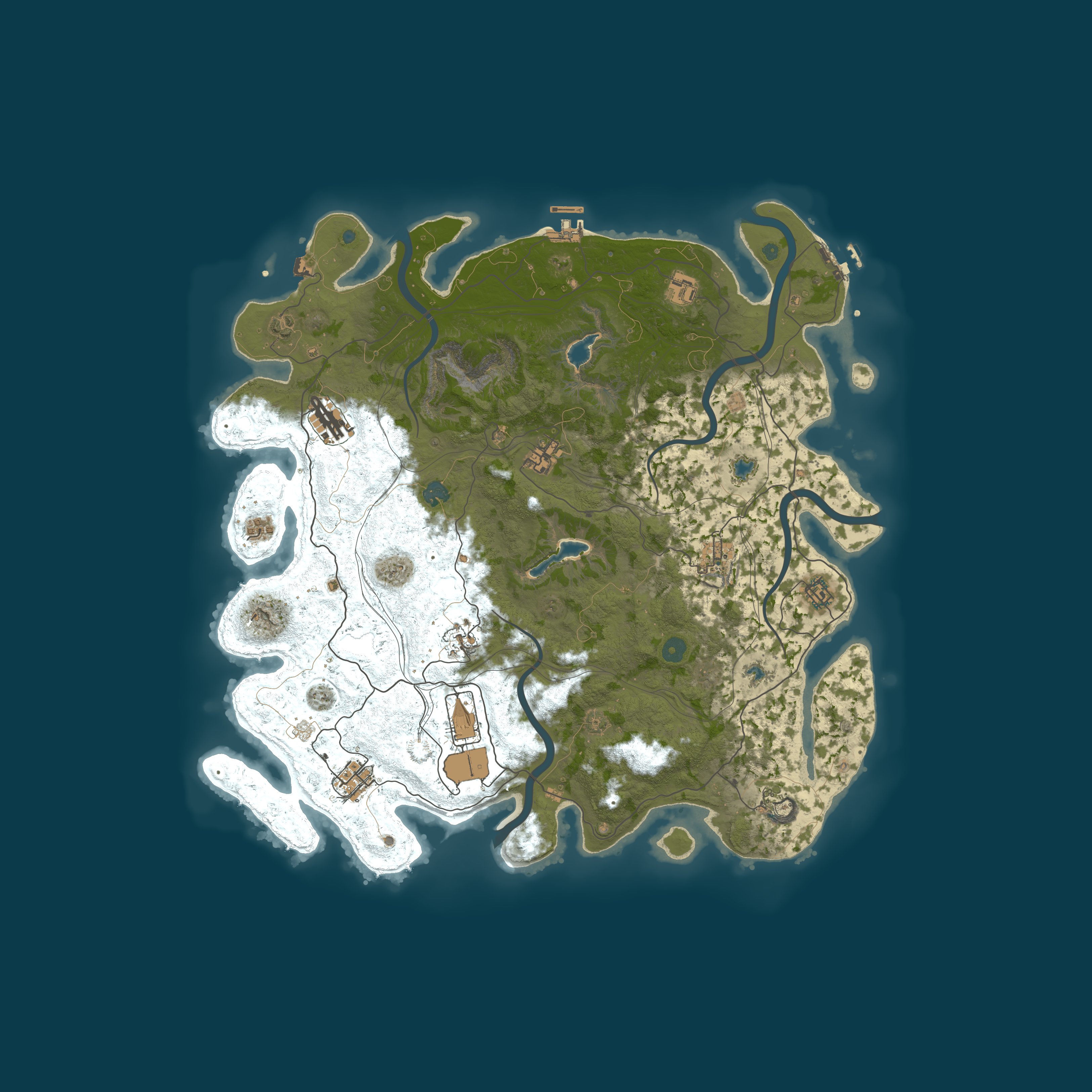 Map for 『新安然之家』PVE丨原倍丨休闲娱乐